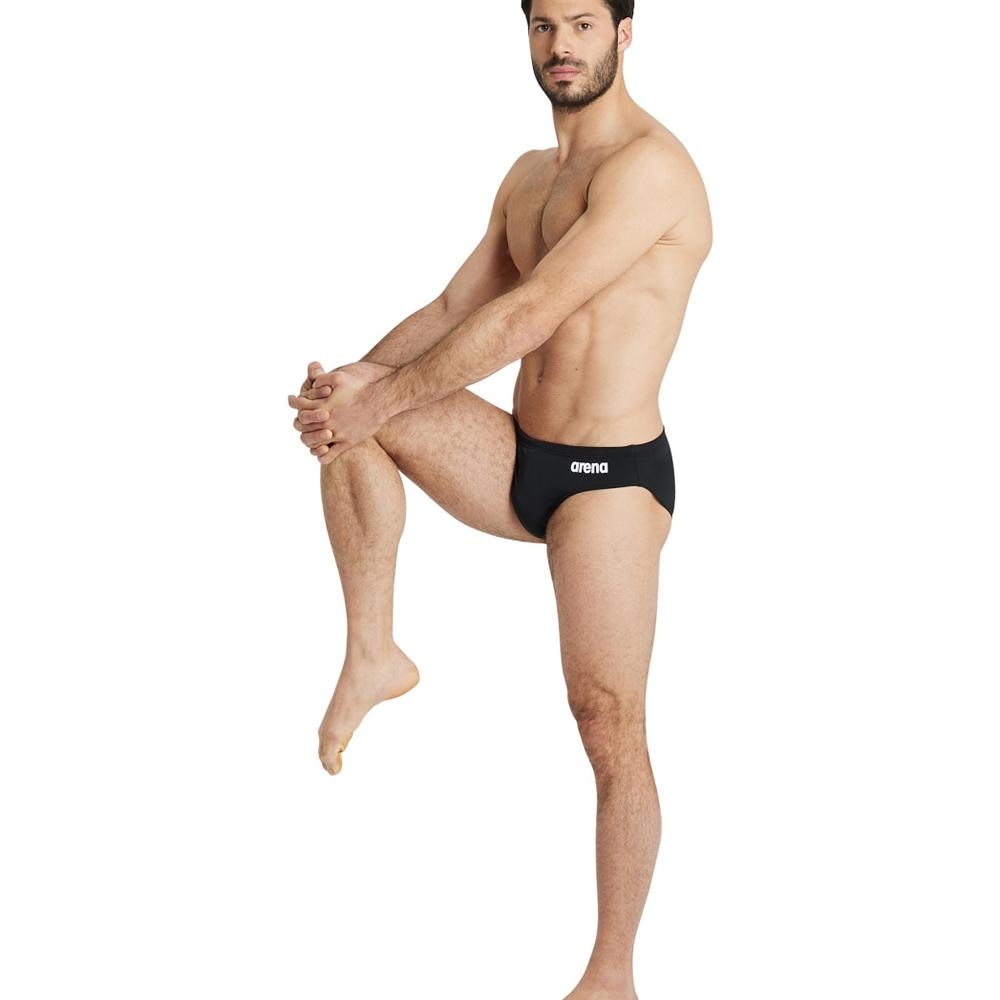 Slip de competición de hombre Team Swim Arena - Negro Negro-3