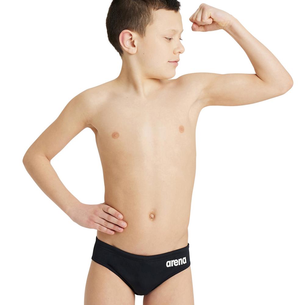 Bañador slip de bebé niño Team Swim Arena - Negro Negro-1