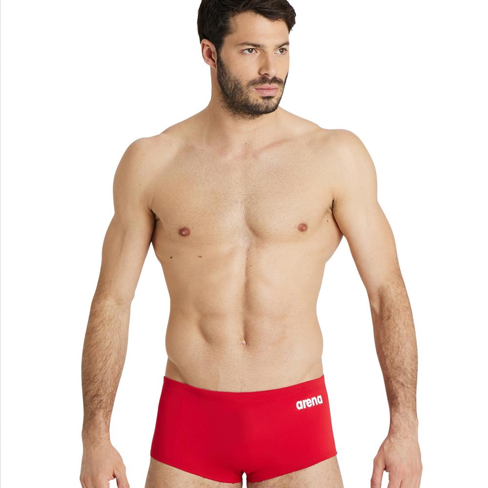 Short de competición de hombre Team Swim Arena - Rojo Rojo-1