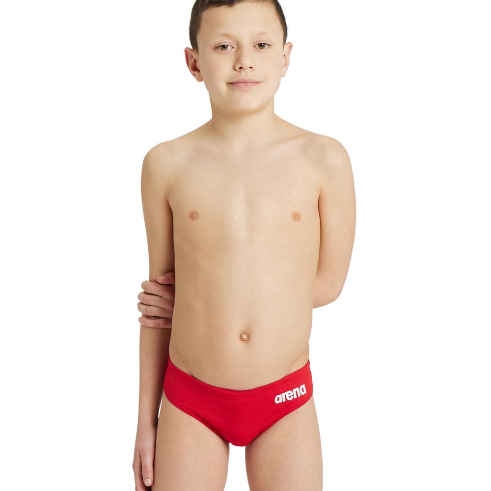 Bañador slip de bebé niño Team Swim Arena - Rojo Rojo-1