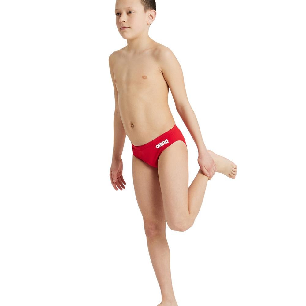 Bañador slip de bebé niño Team Swim Arena - Rojo Rojo-3