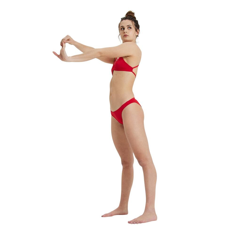 Imagen 3 de Top de bikini de mujer Team Swim Arena - Rojo Rojo
