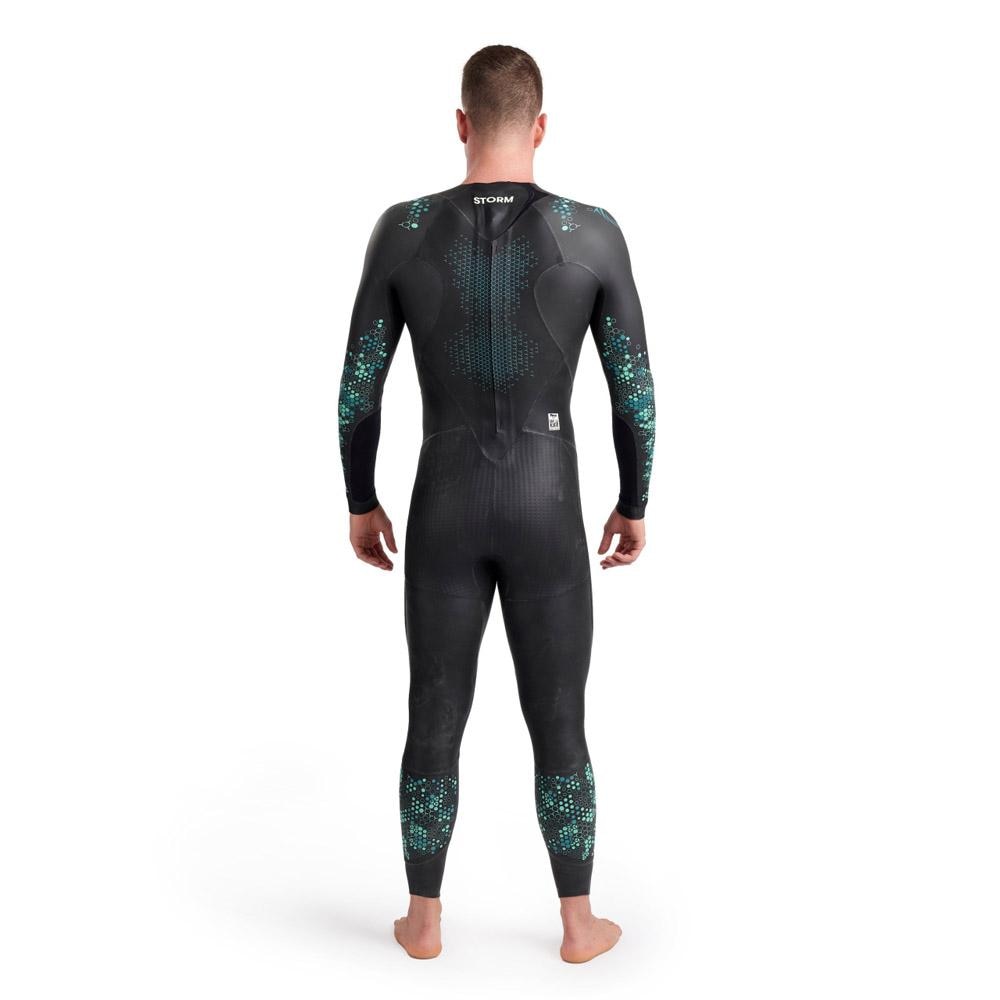Traje de neopreno de hombre Storm Wetsuit Arena - Negro / Azul Negro / Azul-2