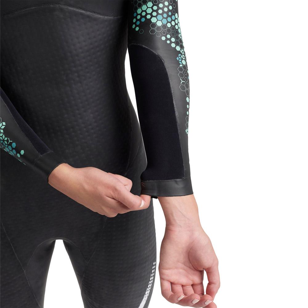 Traje de neopreno de mujer Storm Wetsuit Arena - Negro / Azul Negro / Azul-5