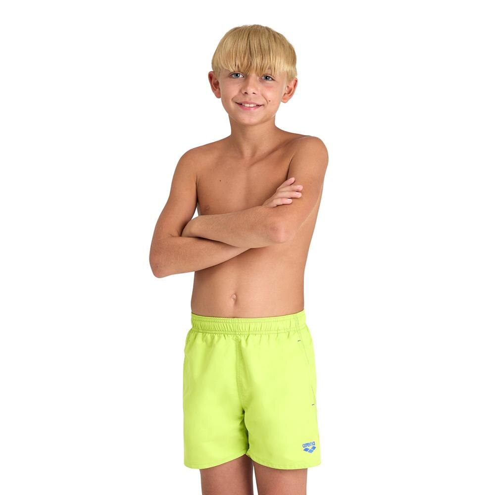 Bañador Short De playa niño logo arena boys beach boxer solid r swim trunks para