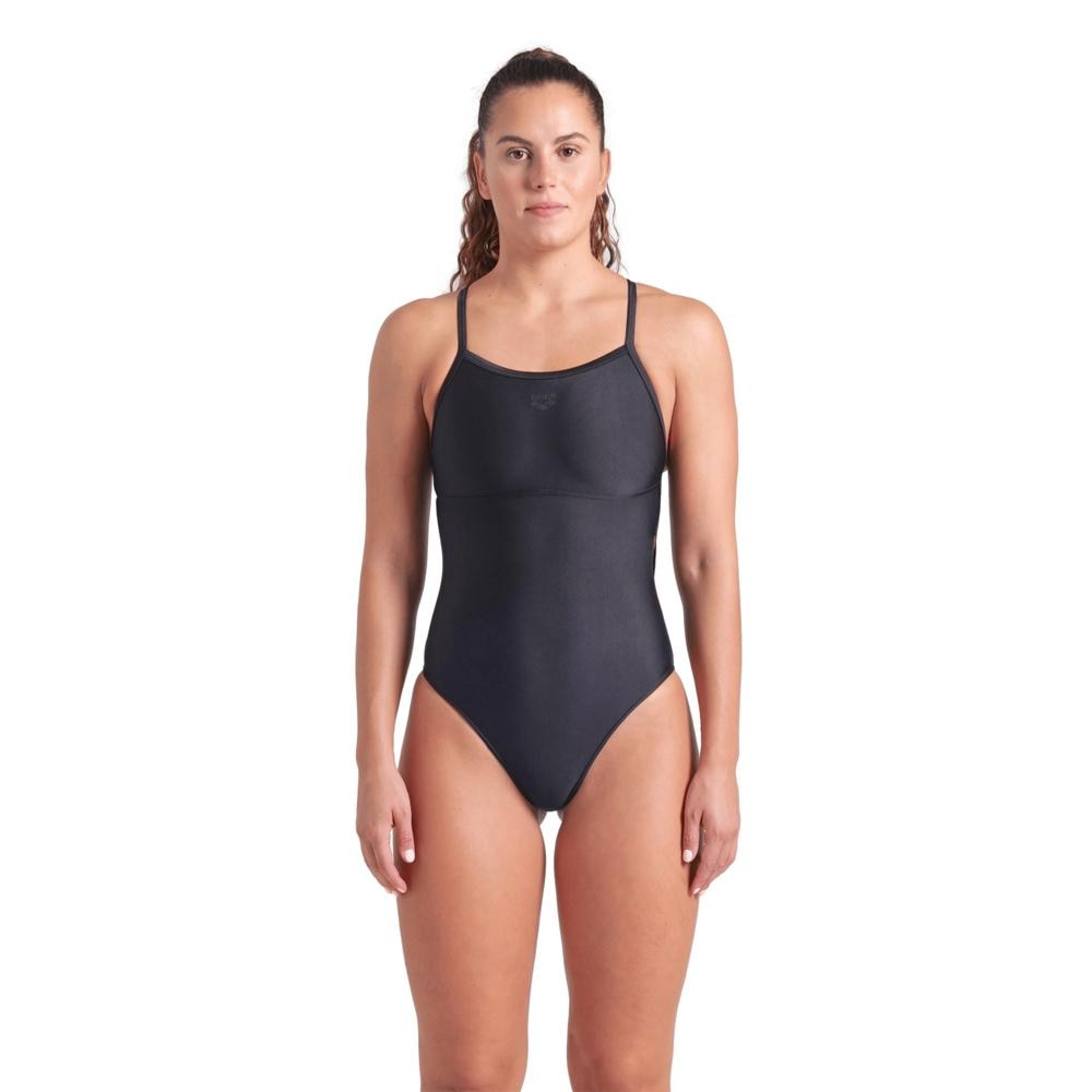Imagen 0 de Bañador con sostén Feel de mujer Solid Lightdrop Back Arena Negro