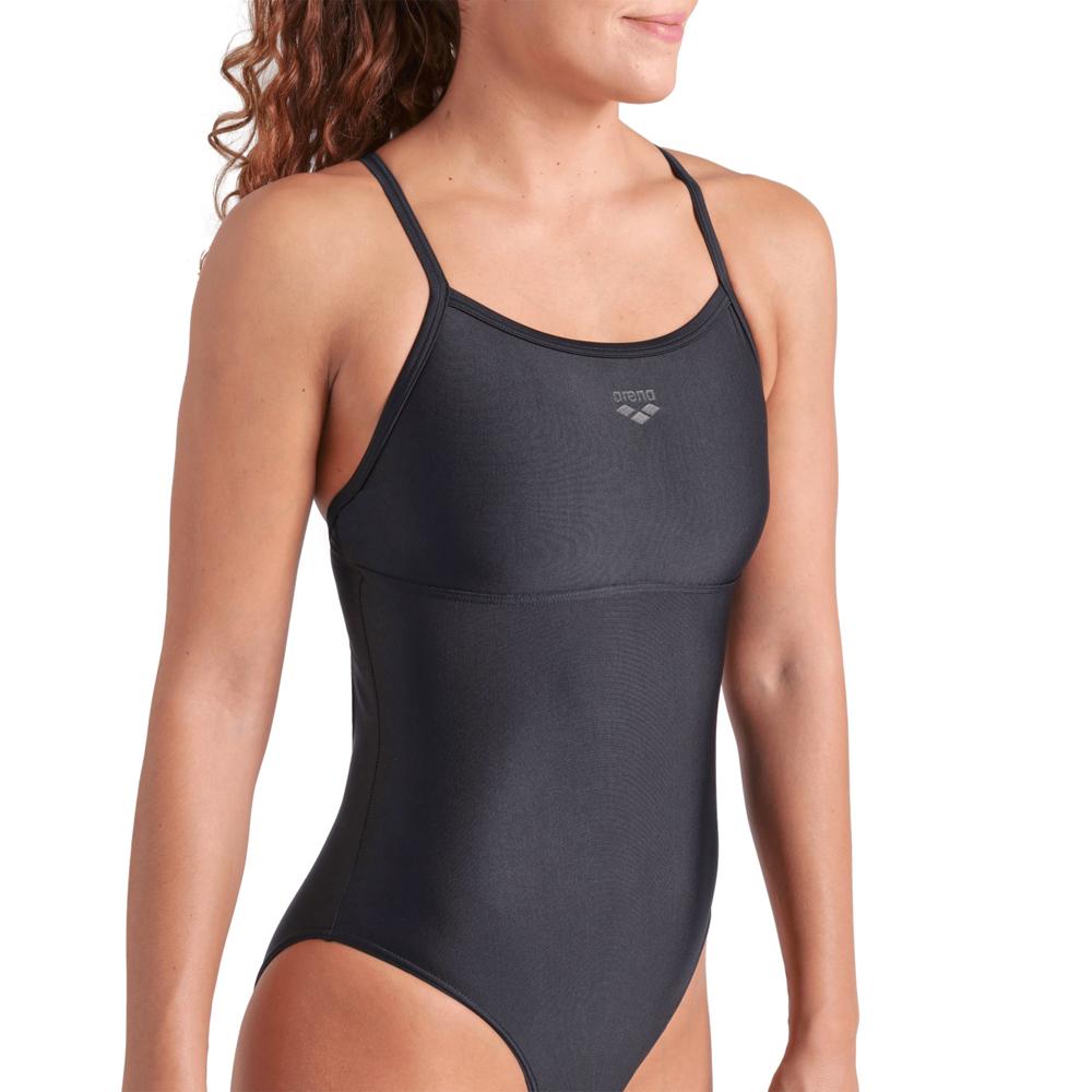Bañador con sostén Feel de mujer Solid Lightdrop Back Arena - Negro Negro-4