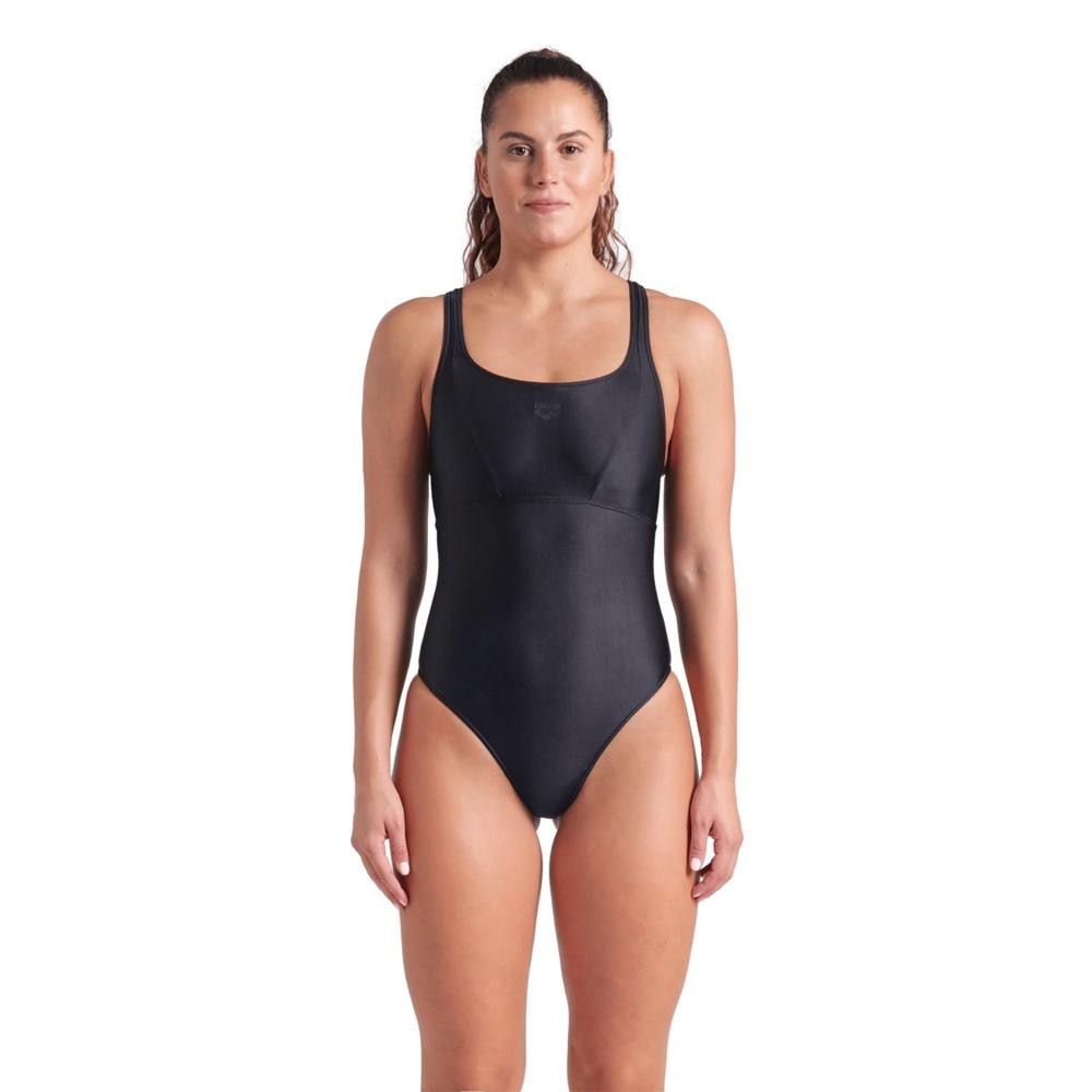 Arena Bañador con sostén Feel de mujer Solid Control Pro Back Negro