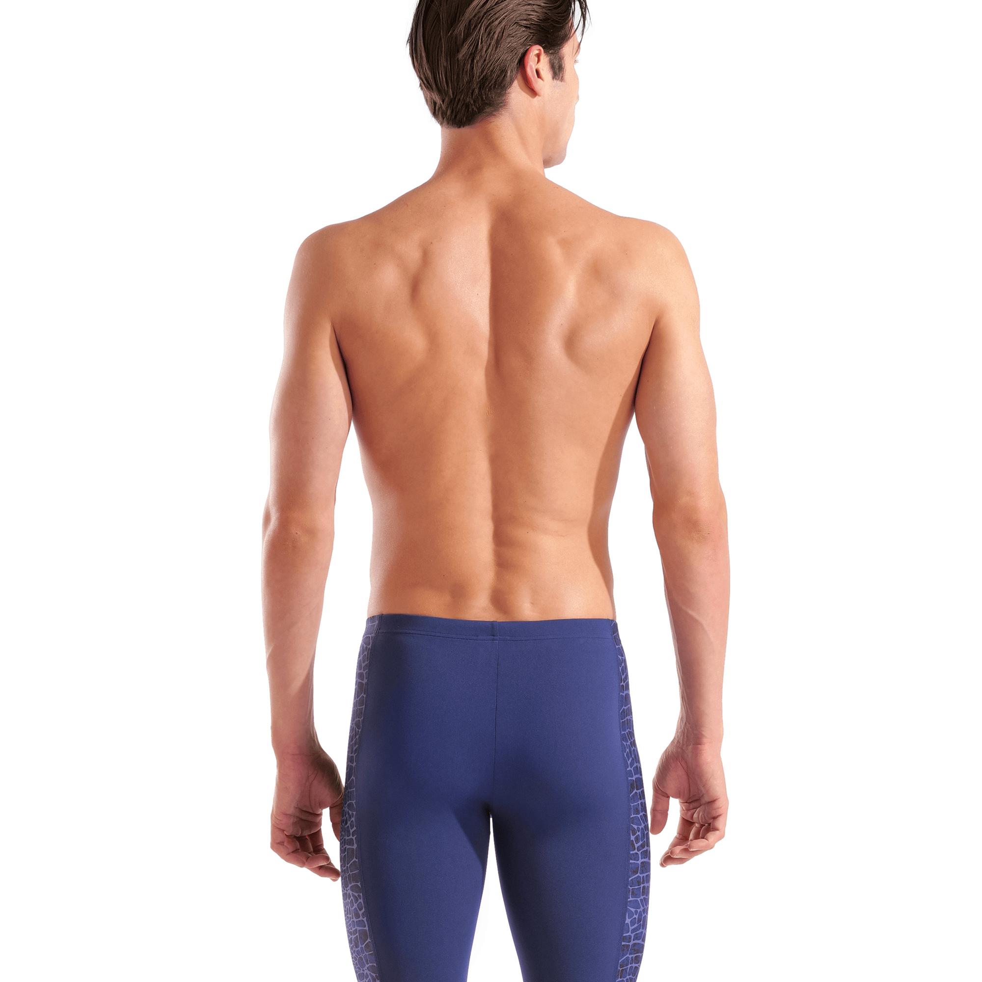 Imagen 2 de Bañador jammer de competición de hombre Snakeskin Arena - Azul marino Azul marino