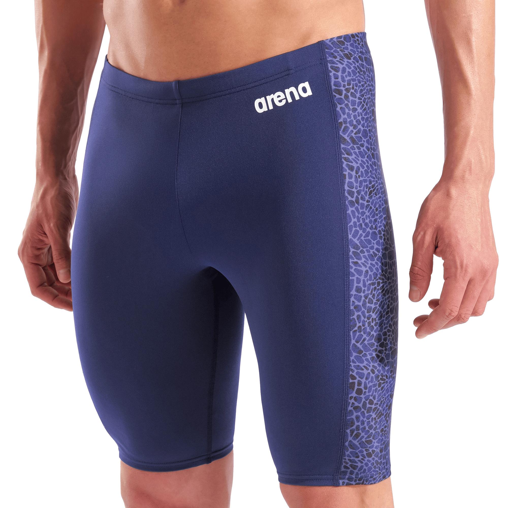 Imagen 4 de Bañador jammer de competición de hombre Snakeskin Arena - Azul marino Azul marino