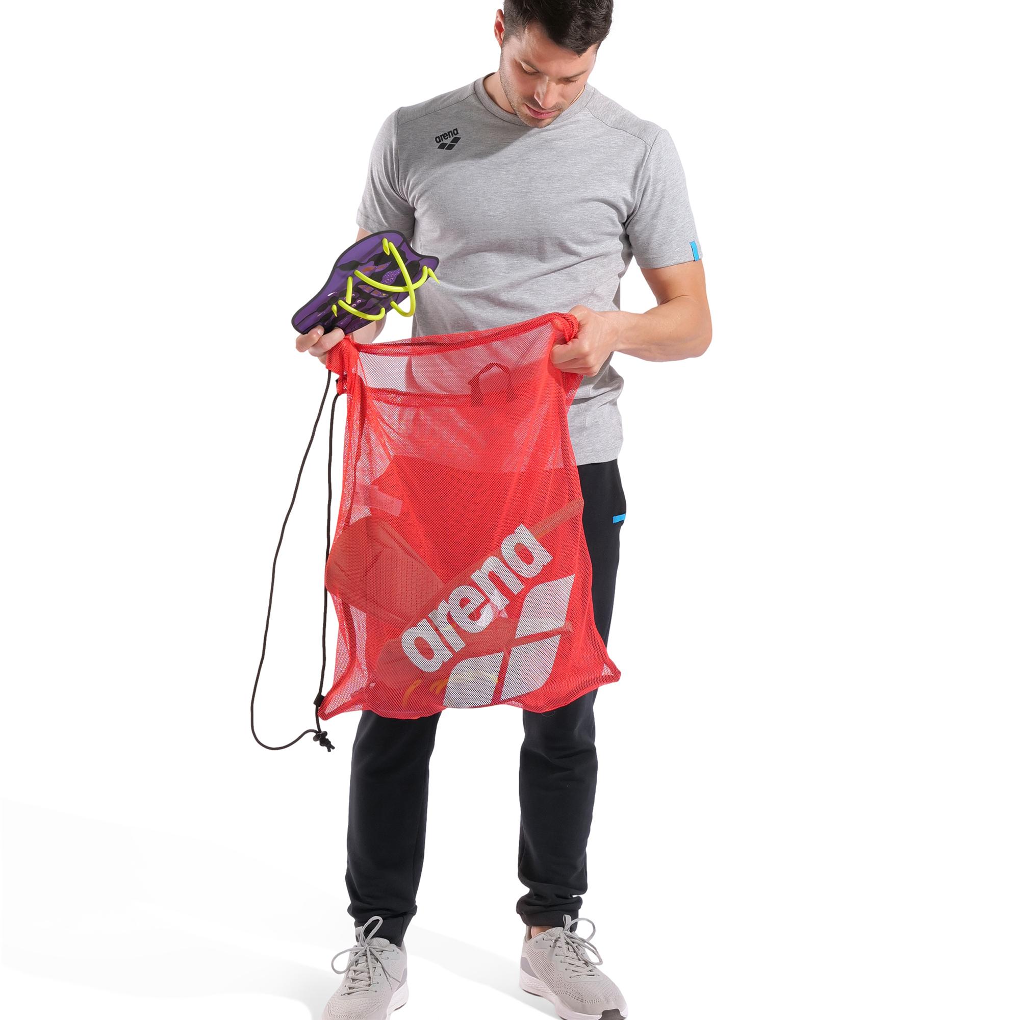 Bolsa de deporte para piscina de mesh One Go Arena - Rojo Rojo-2