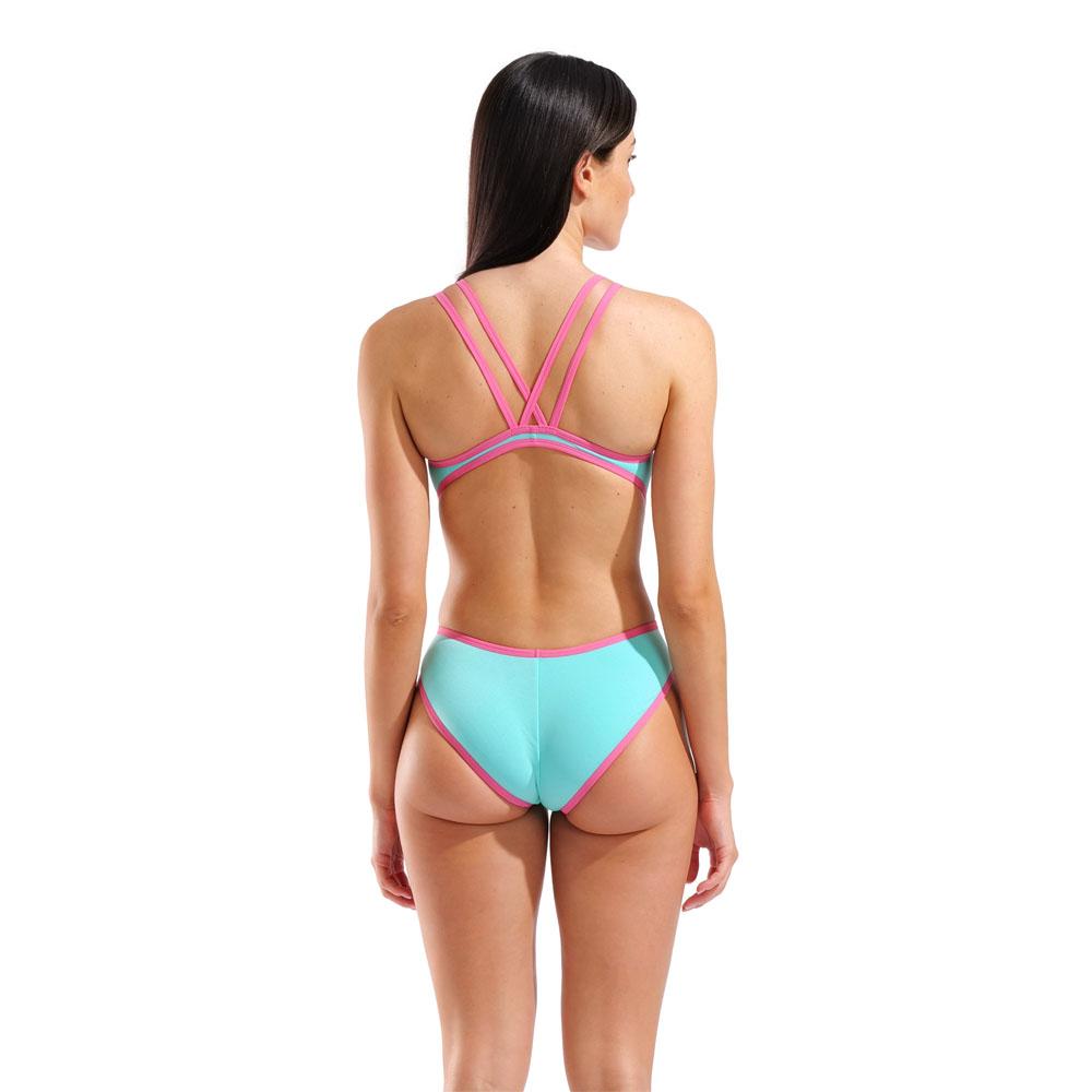Bañador deportivo de mujer One Double Cross Back Arena Azul Turquesa Azul Turquesa-2
