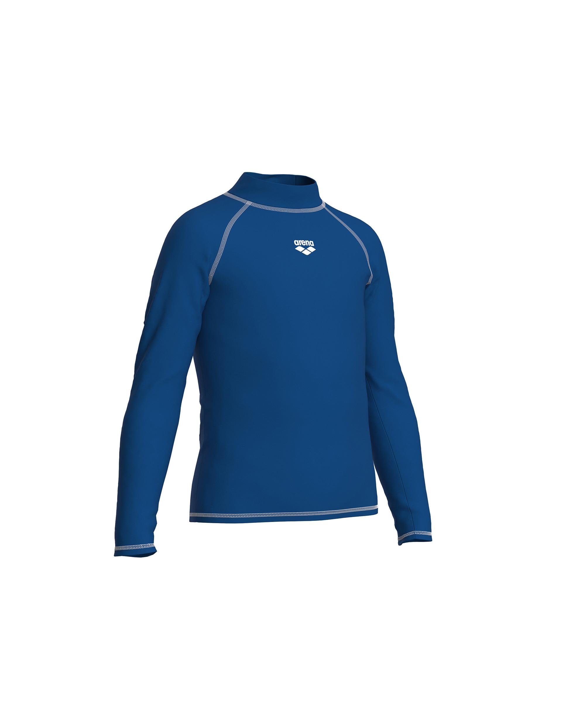 Imagen 4 de Camiseta de natación de manga larga con protección UV arena - Azul Azul