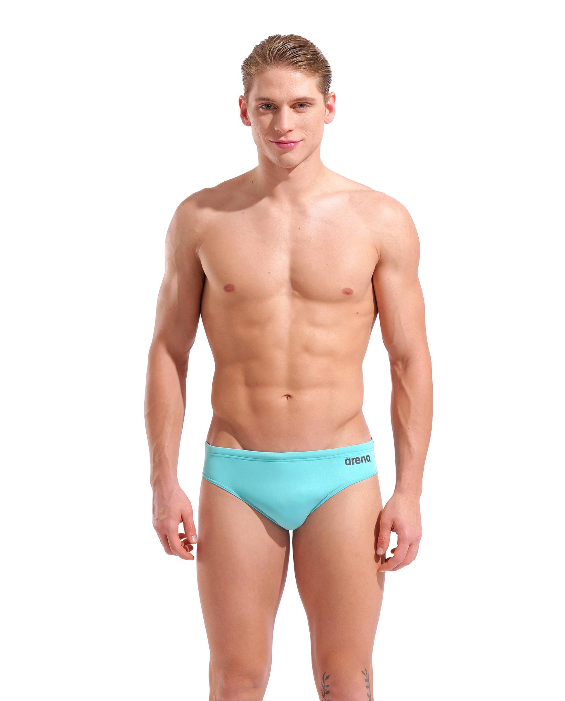 Imagen 1 de Bañador de hombre slip liso arena Performance Team - Turquesa Turquesa
