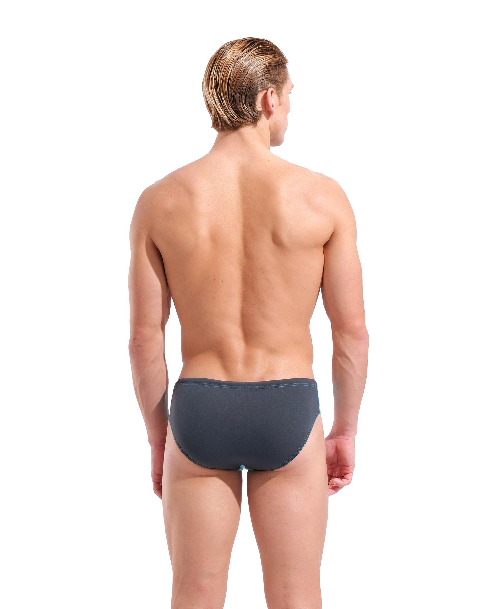 Imagen 3 de Bañador de hombre slip liso arena Performance Team - Turquesa Turquesa