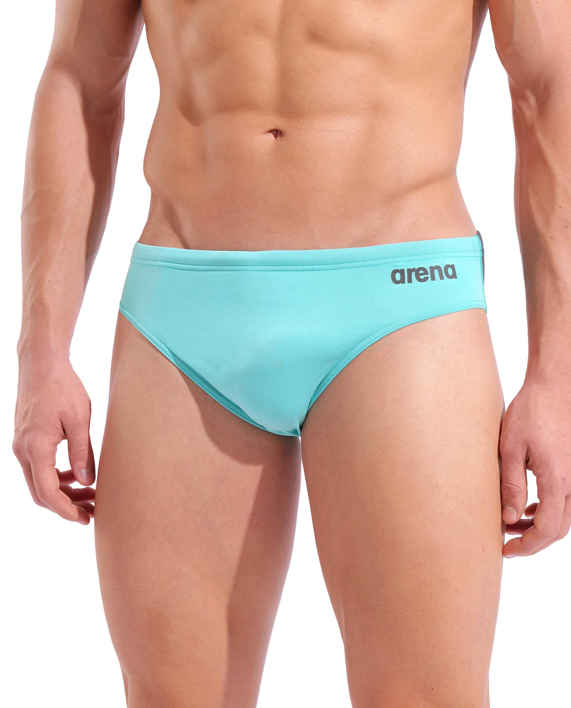 Imagen 5 de Bañador de hombre slip liso arena Performance Team - Turquesa Turquesa