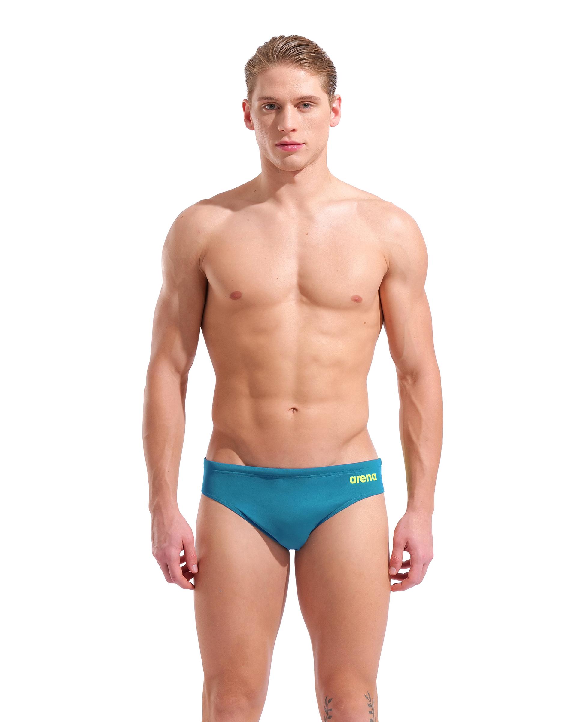 Imagen 1 de Bañador de hombre slip liso arena Performance Team - Azul Azul