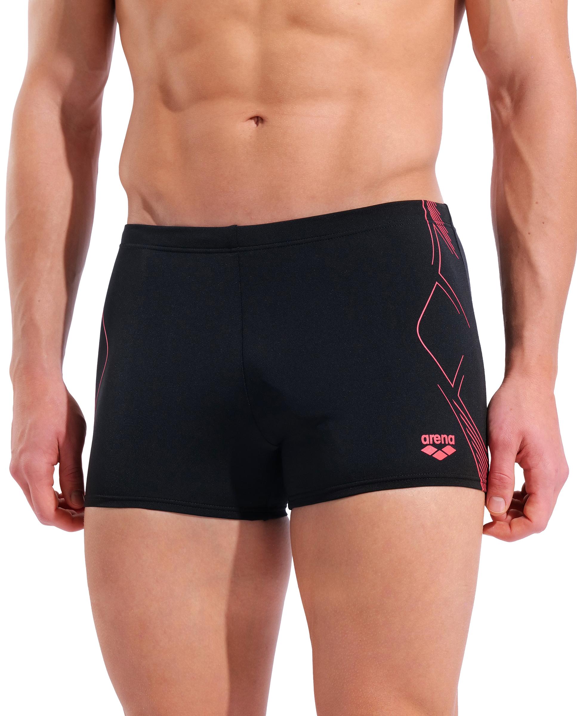 Bañador de hombre short arena Performance Graphic - Negro Negro-4