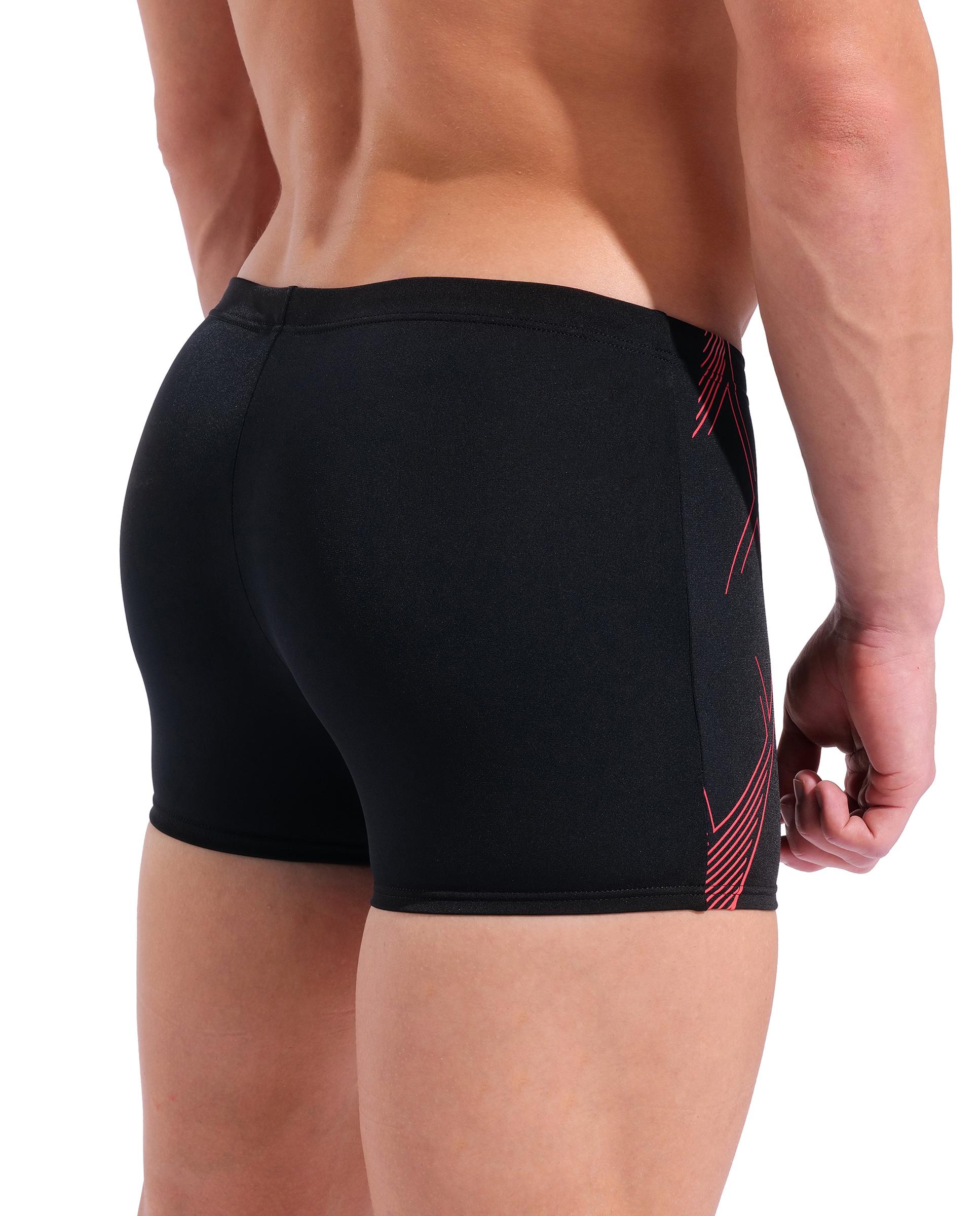 Bañador de hombre short arena Performance Graphic - Negro Negro-5
