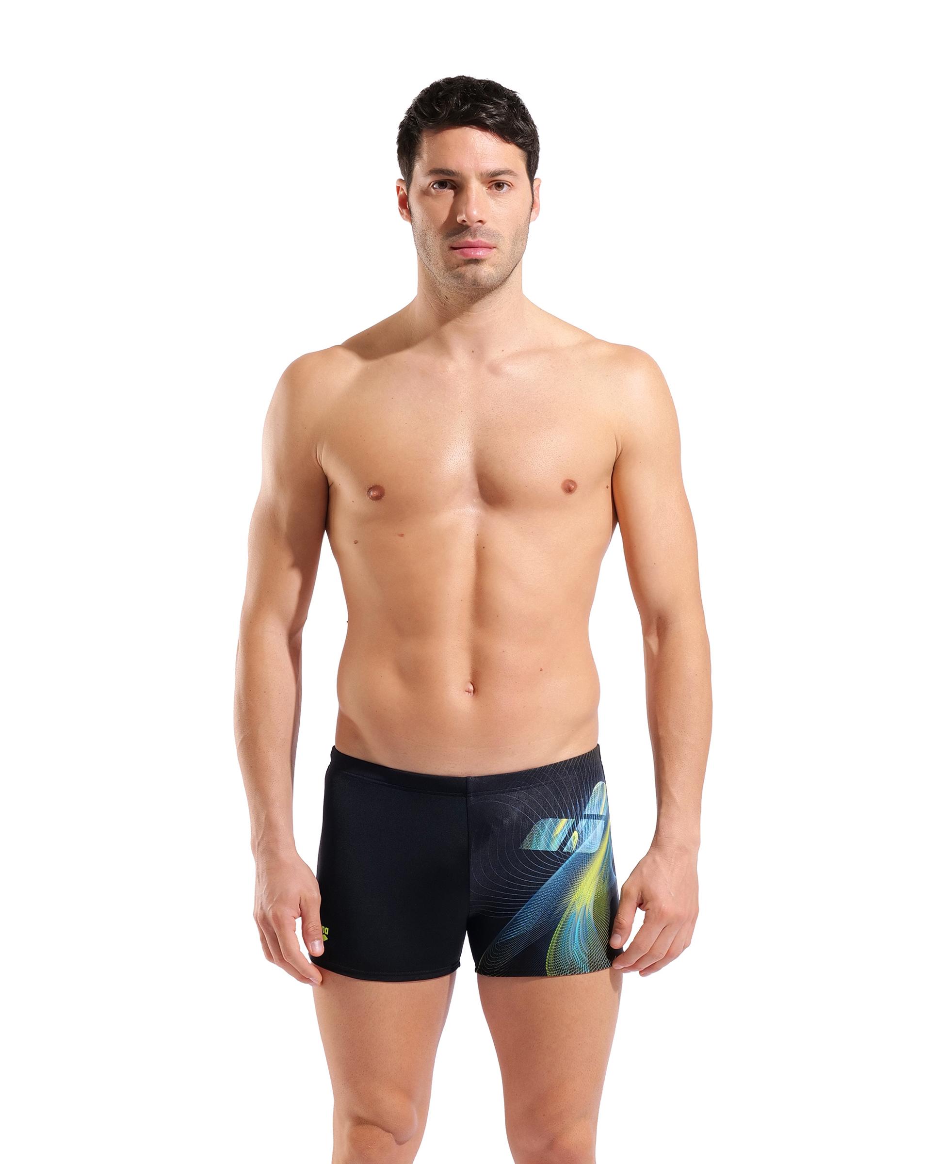Bañador de hombre tipo short arena Performance Jellyfish - Negro Negro-1