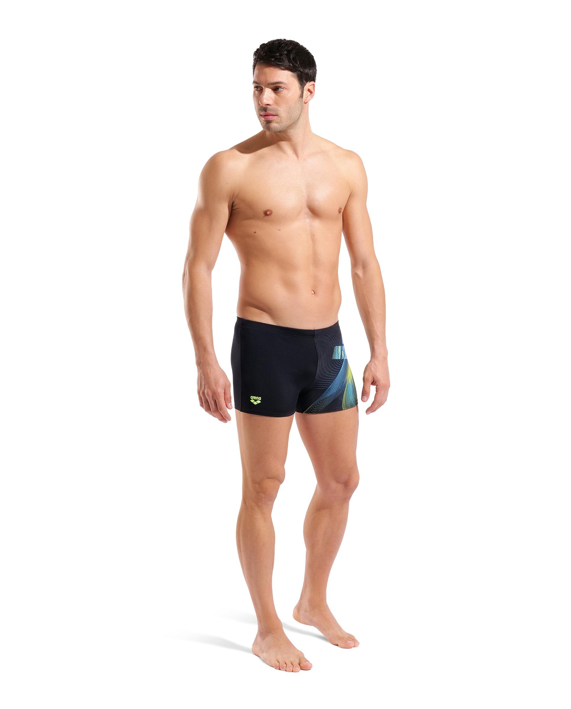 Bañador de hombre tipo short arena Performance Jellyfish - Negro Negro-3