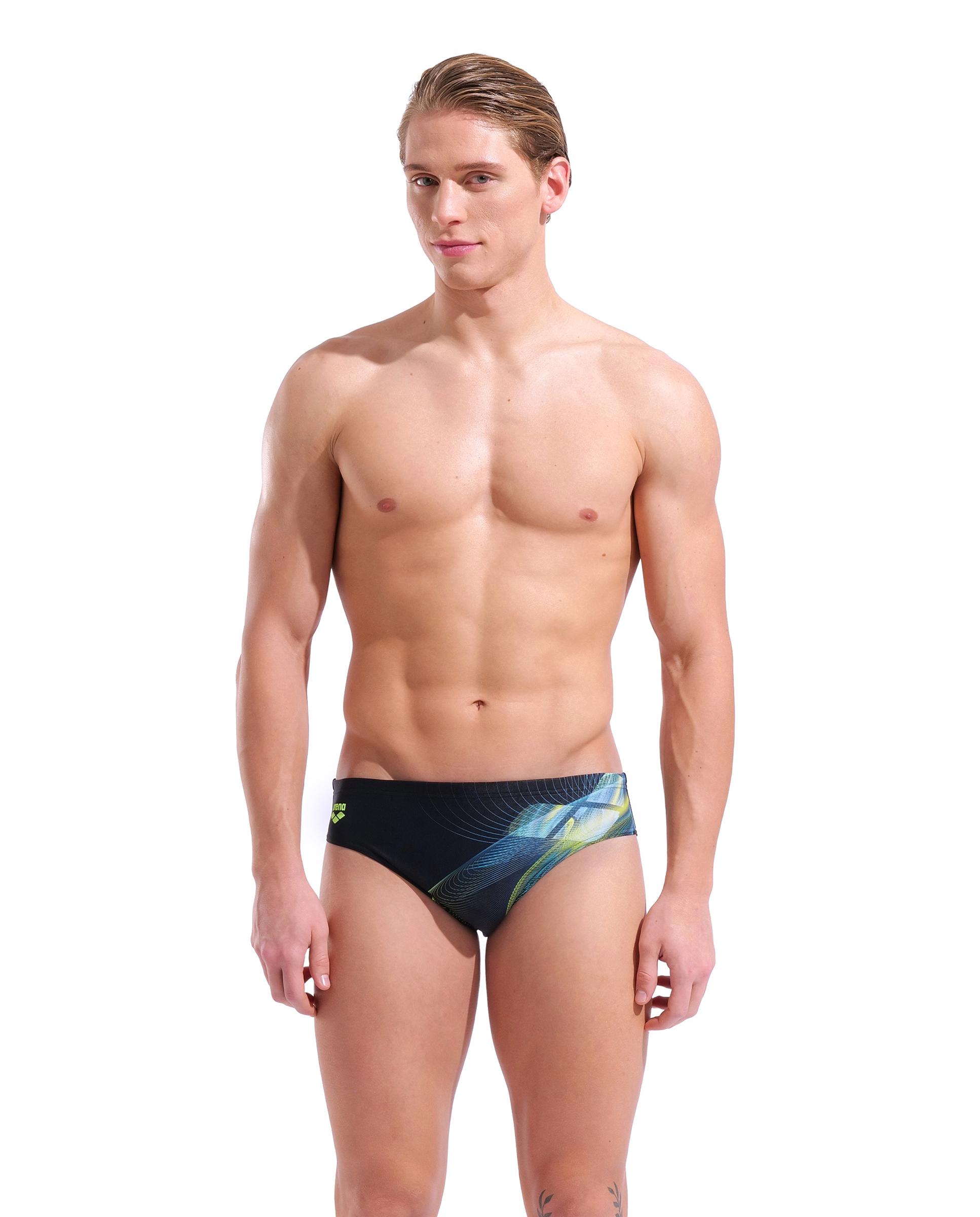 Imagen 1 de Bañador de hombre tipo slip arena Performance Jellyfish - Negro Negro