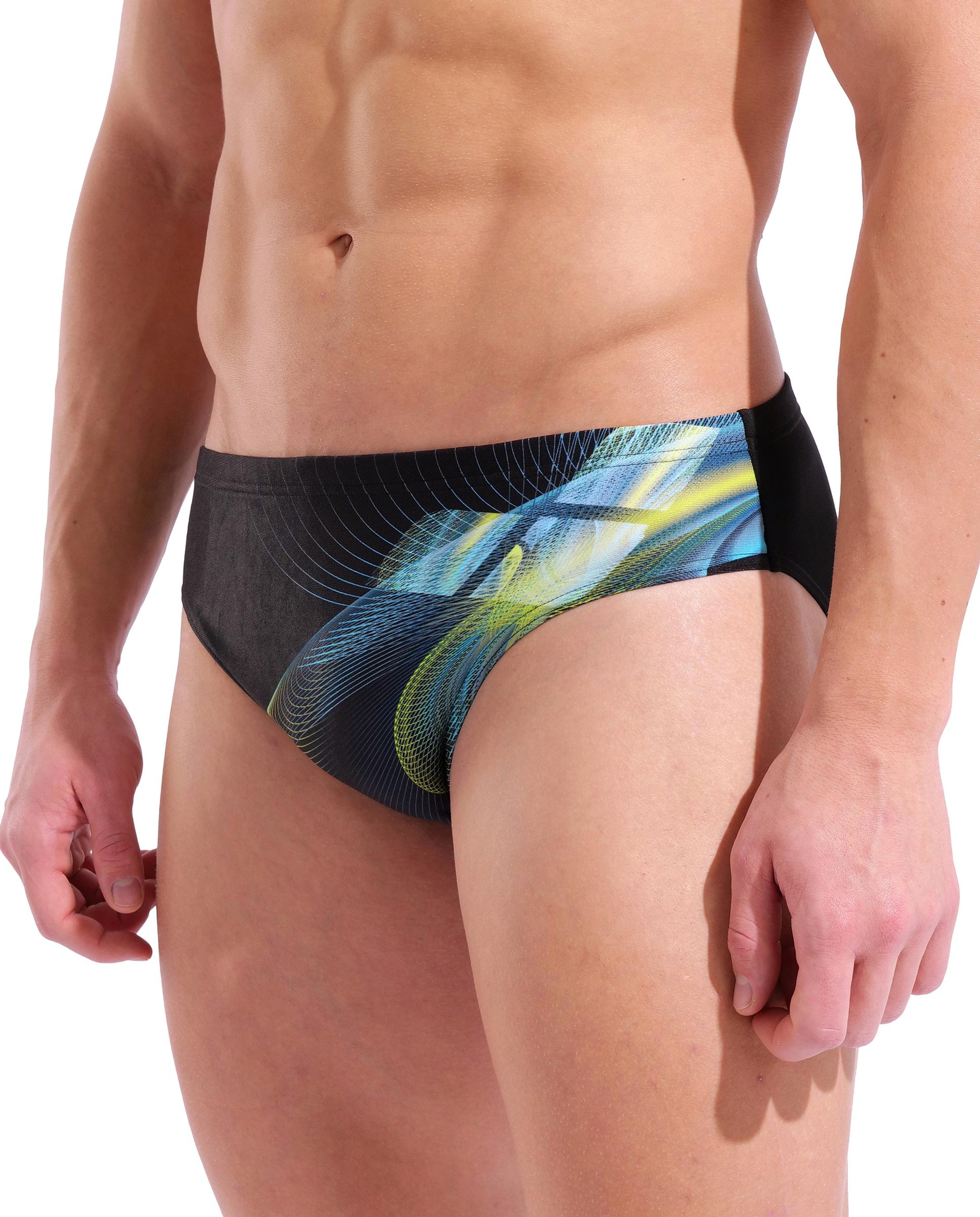 Imagen 4 de Bañador de hombre tipo slip arena Performance Jellyfish - Negro Negro