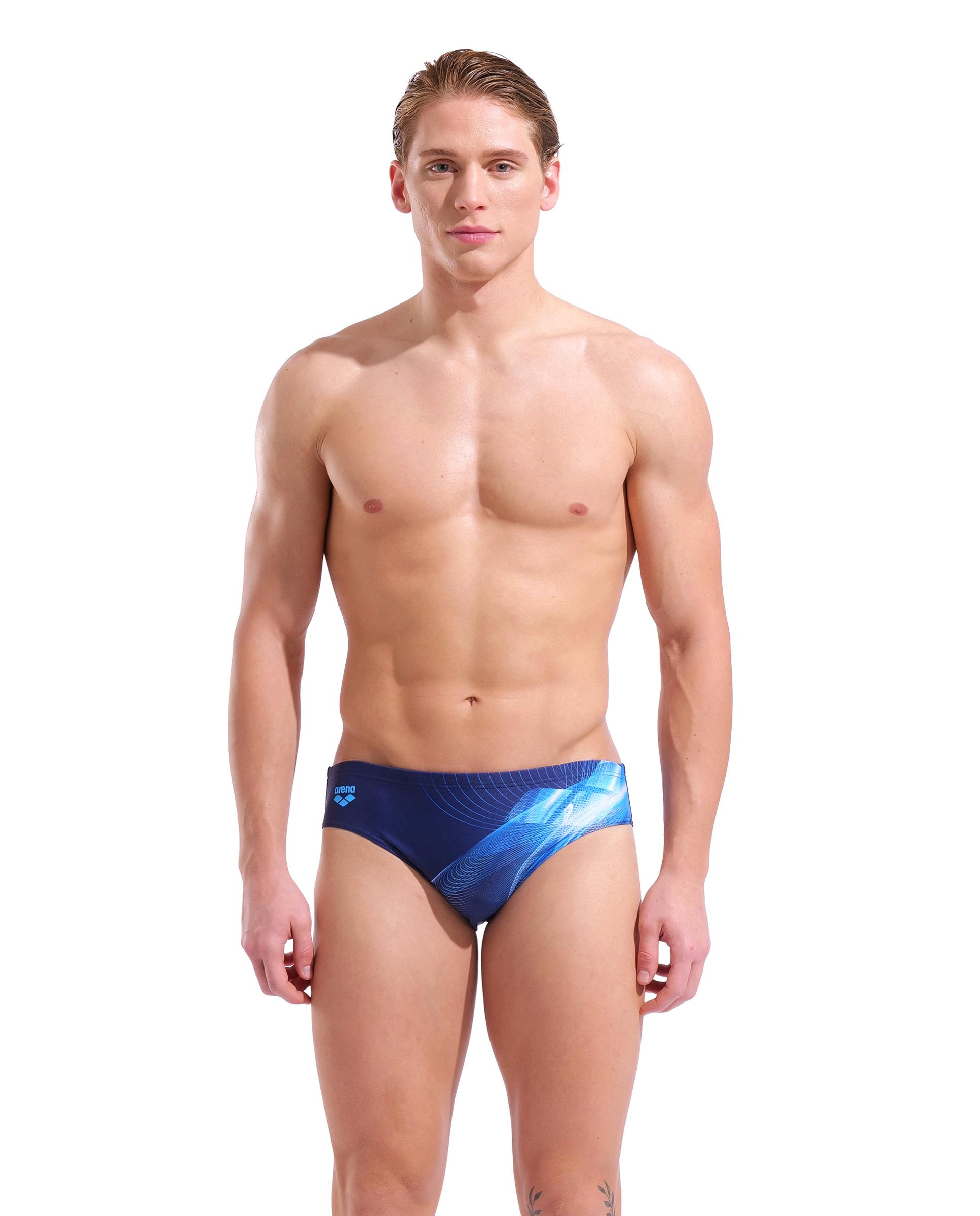 Bañador de hombre tipo slip arena Performance Jellyfish - Morado Morado-1
