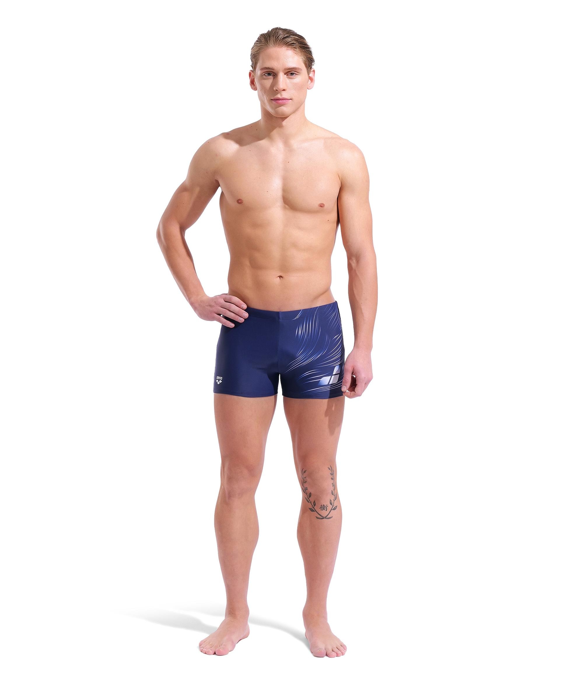 Bañador de hombre tipo short arena Feel Foliage - Morado Morado-3