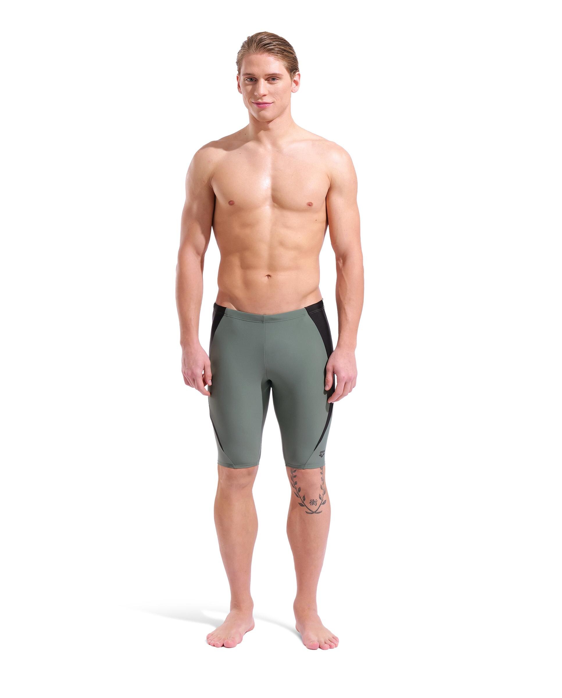 Bañador de hombre Jammer arena Feel Kikko Panel - Verde pardo Verde pardo-3