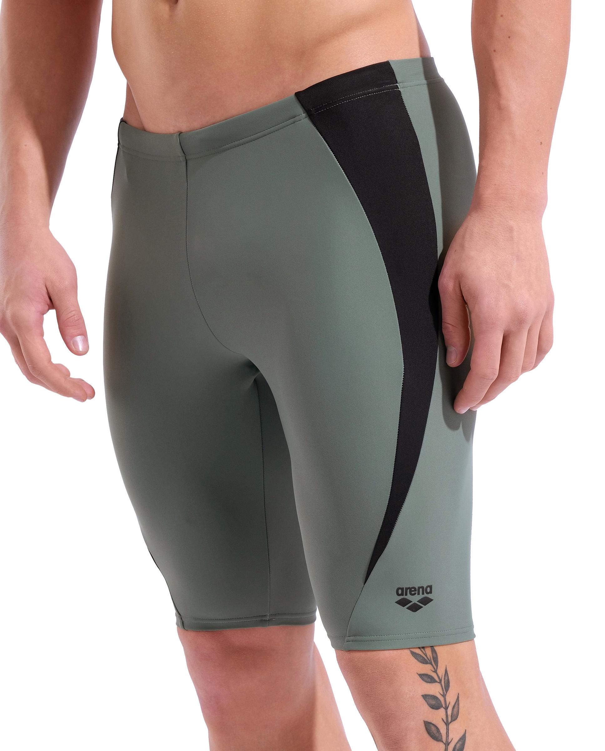 Bañador de hombre Jammer arena Feel Kikko Panel - Verde pardo Verde pardo-4