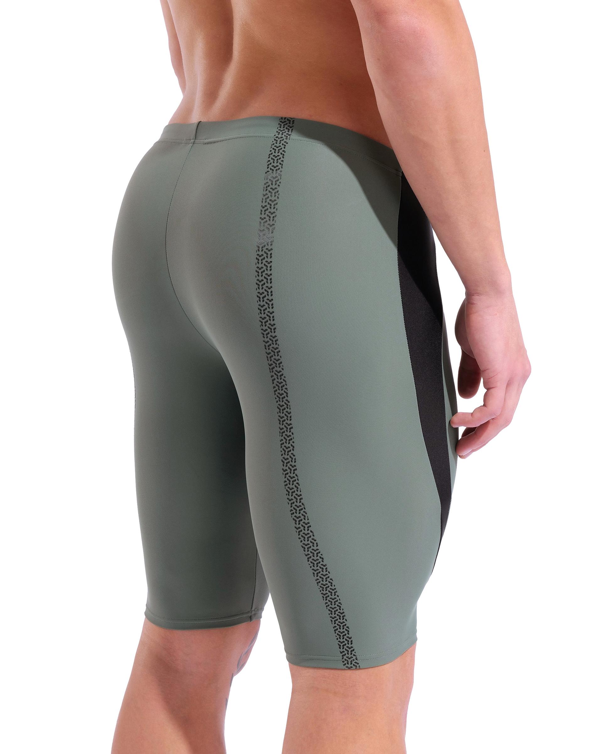 Bañador de hombre Jammer arena Feel Kikko Panel - Verde pardo Verde pardo-5