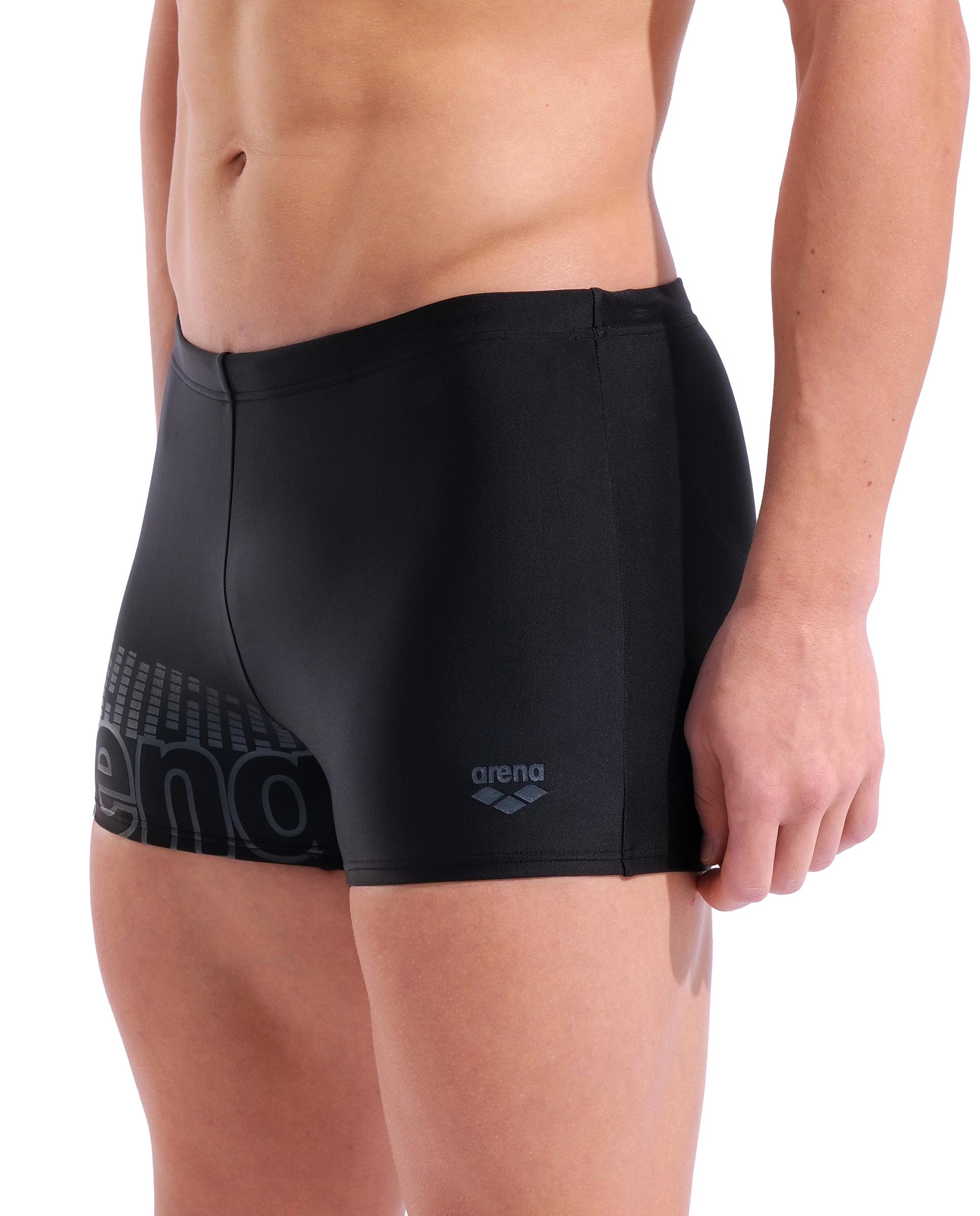 Bañador de hombre short arena Feel Playful - Negro Negro-4