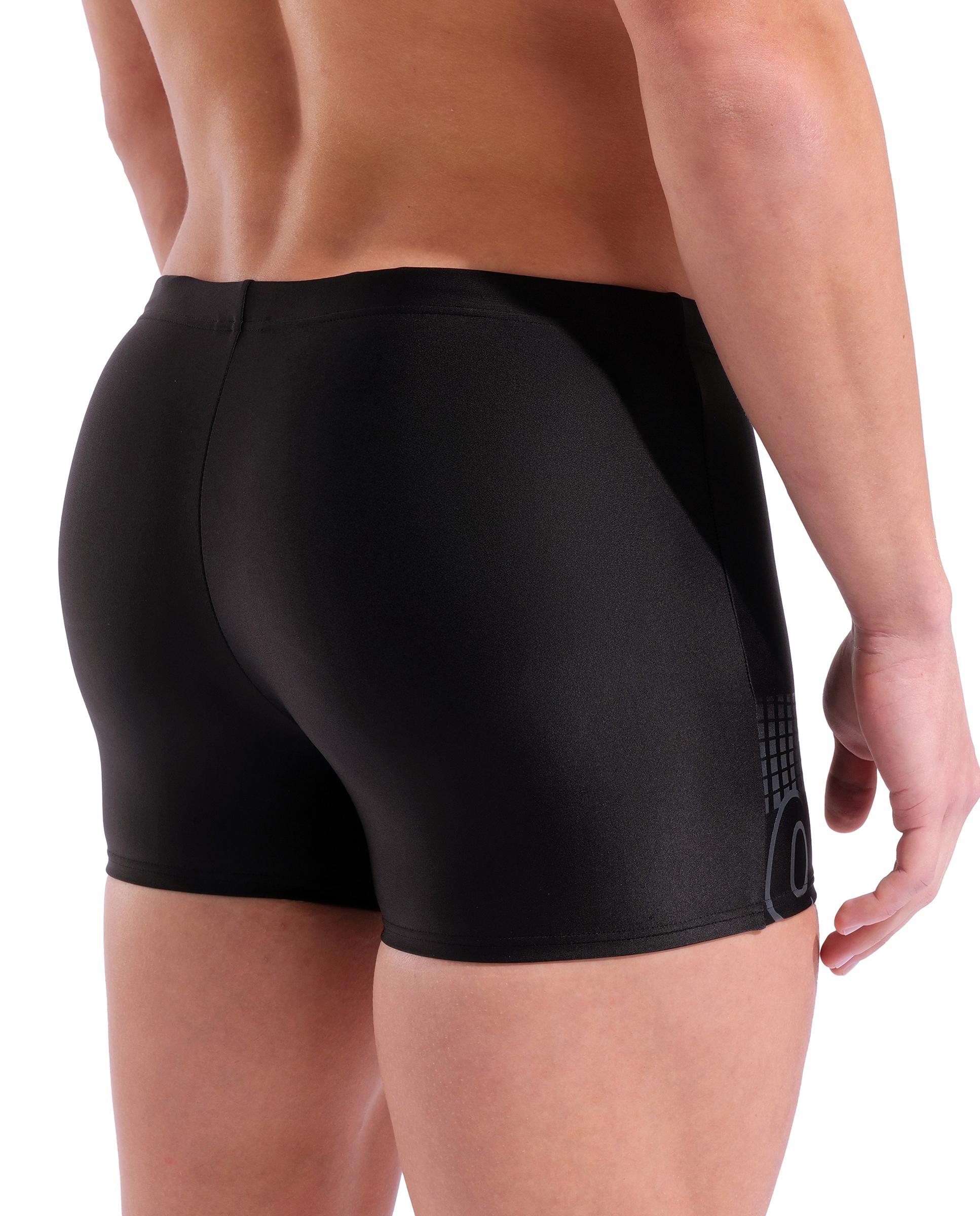 Bañador de hombre short arena Feel Playful - Negro Negro-5