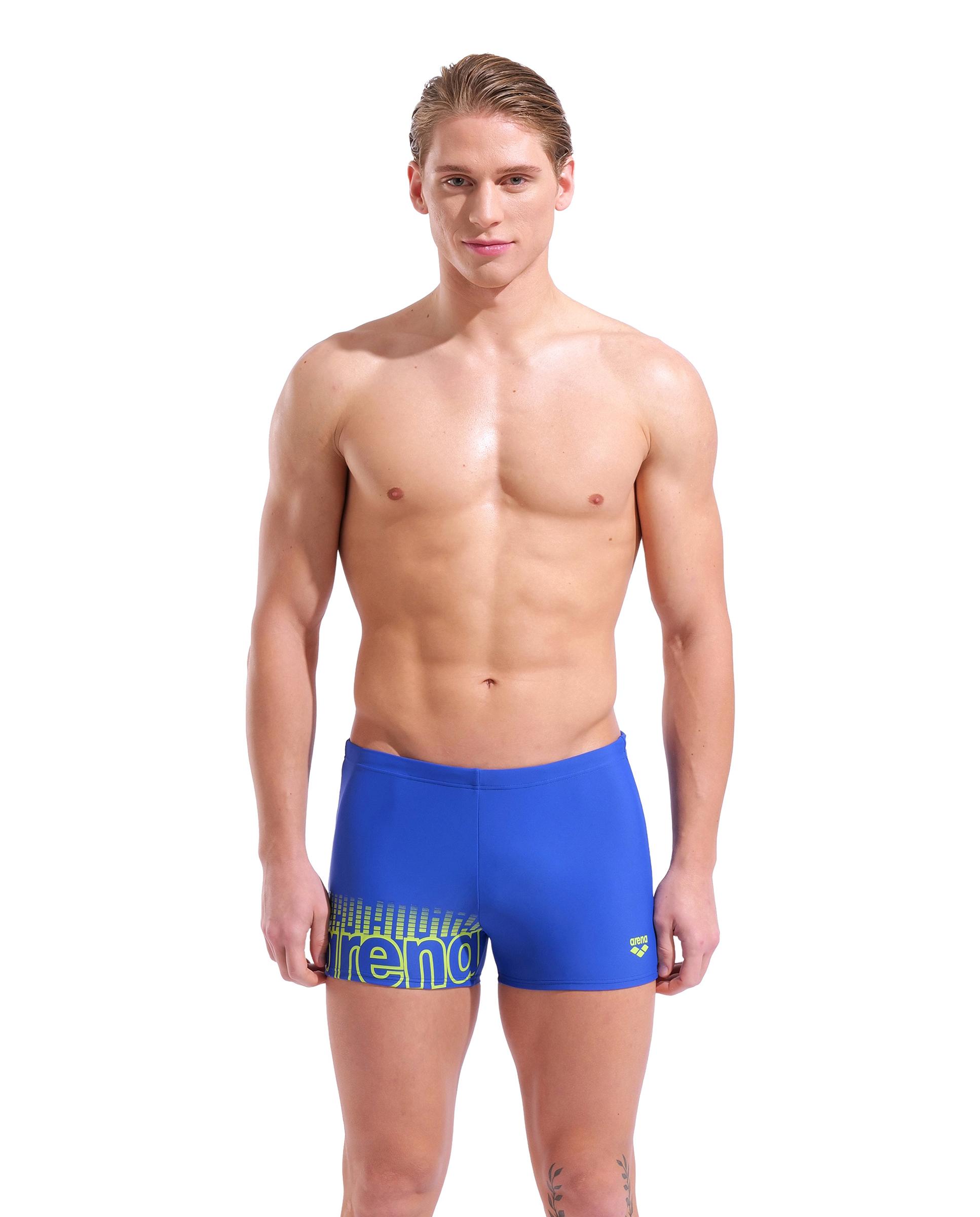 Bañador de hombre short arena Feel Playful - Azul eléctrico Azul eléctrico-1