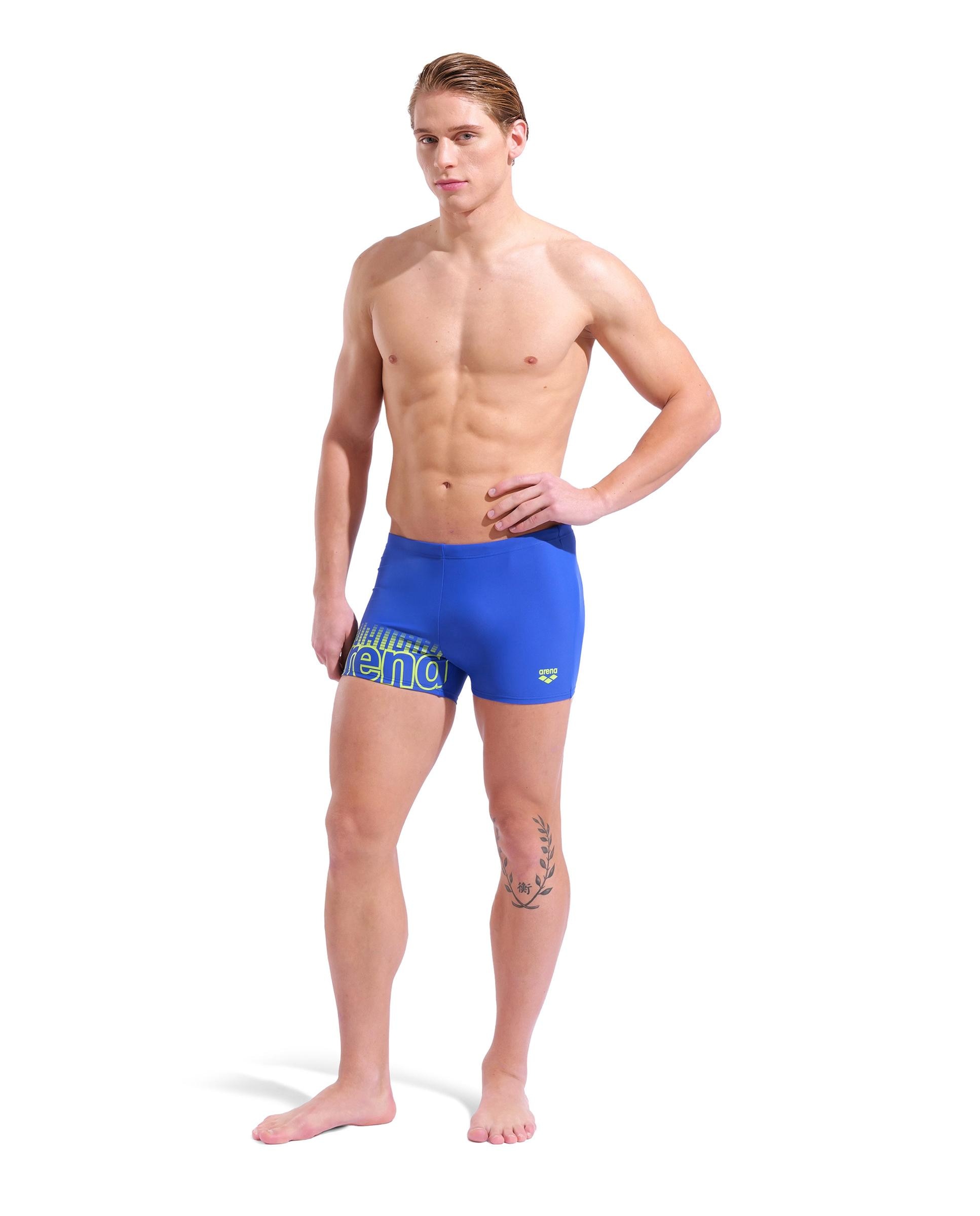 Bañador de hombre short arena Feel Playful - Azul eléctrico Azul eléctrico-3