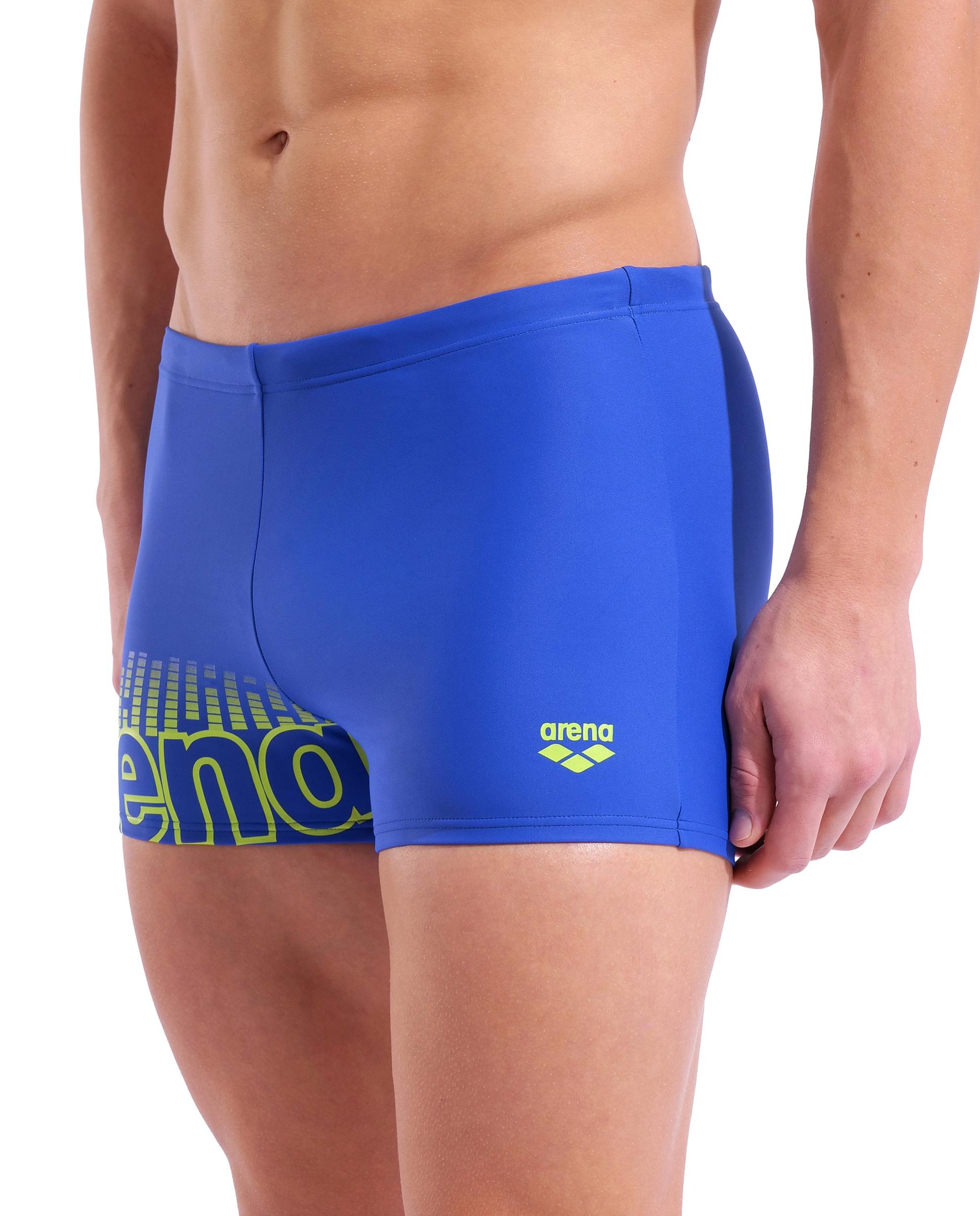 Bañador de hombre short arena Feel Playful - Azul eléctrico Azul eléctrico-4