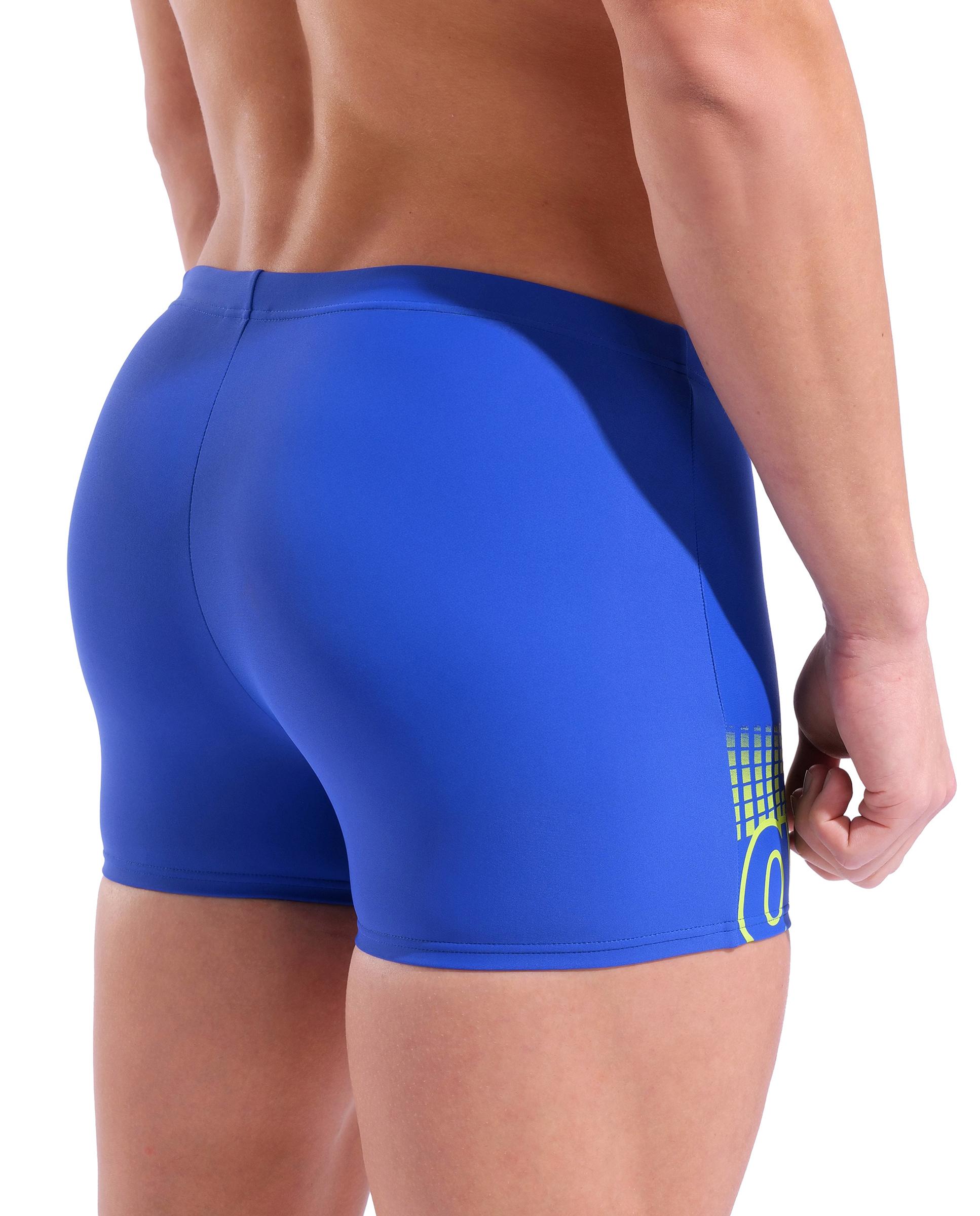 Bañador de hombre short arena Feel Playful - Azul eléctrico Azul eléctrico-5