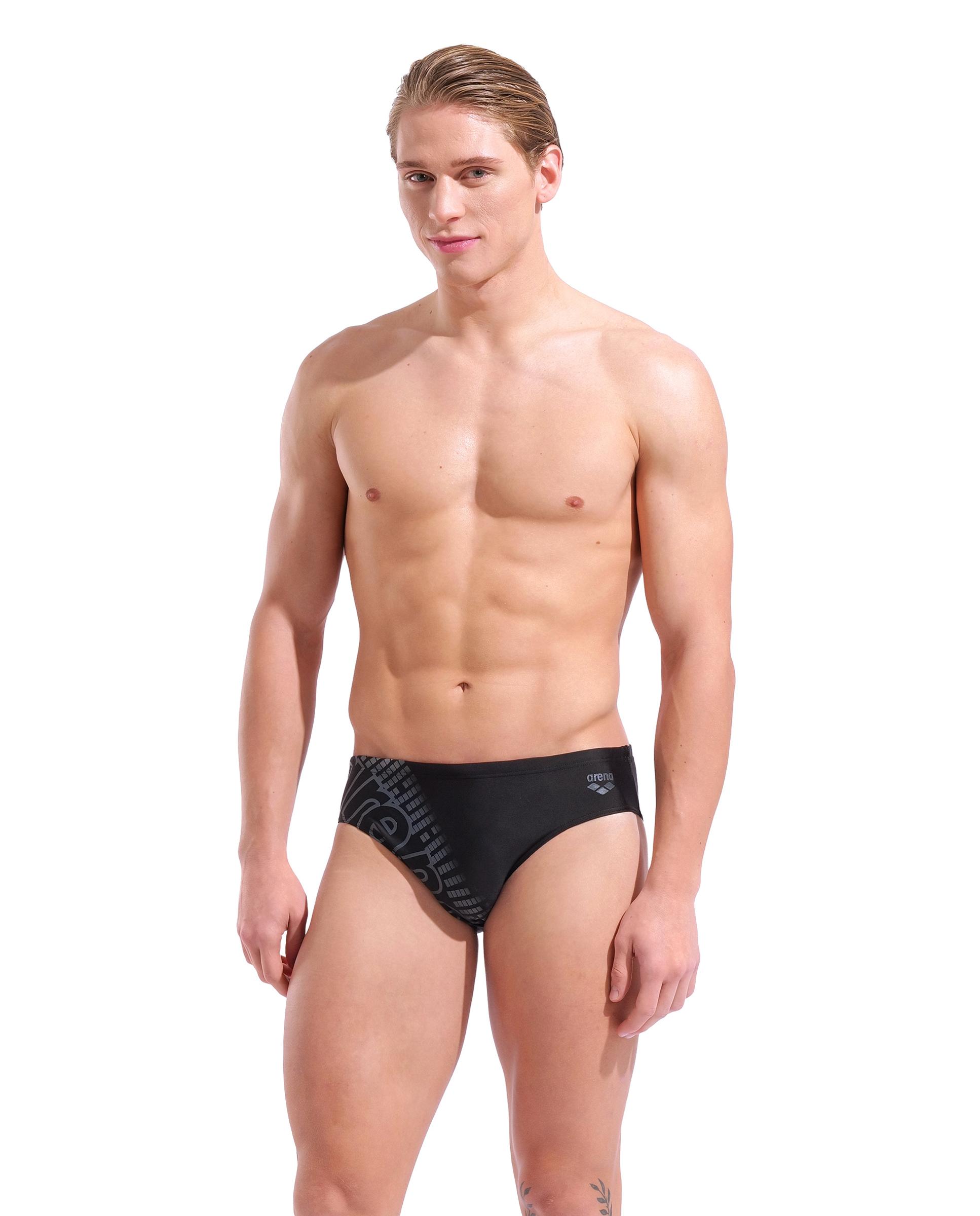 Imagen 1 de Bañador de hombre slip arena Feel Playful - Negro Negro
