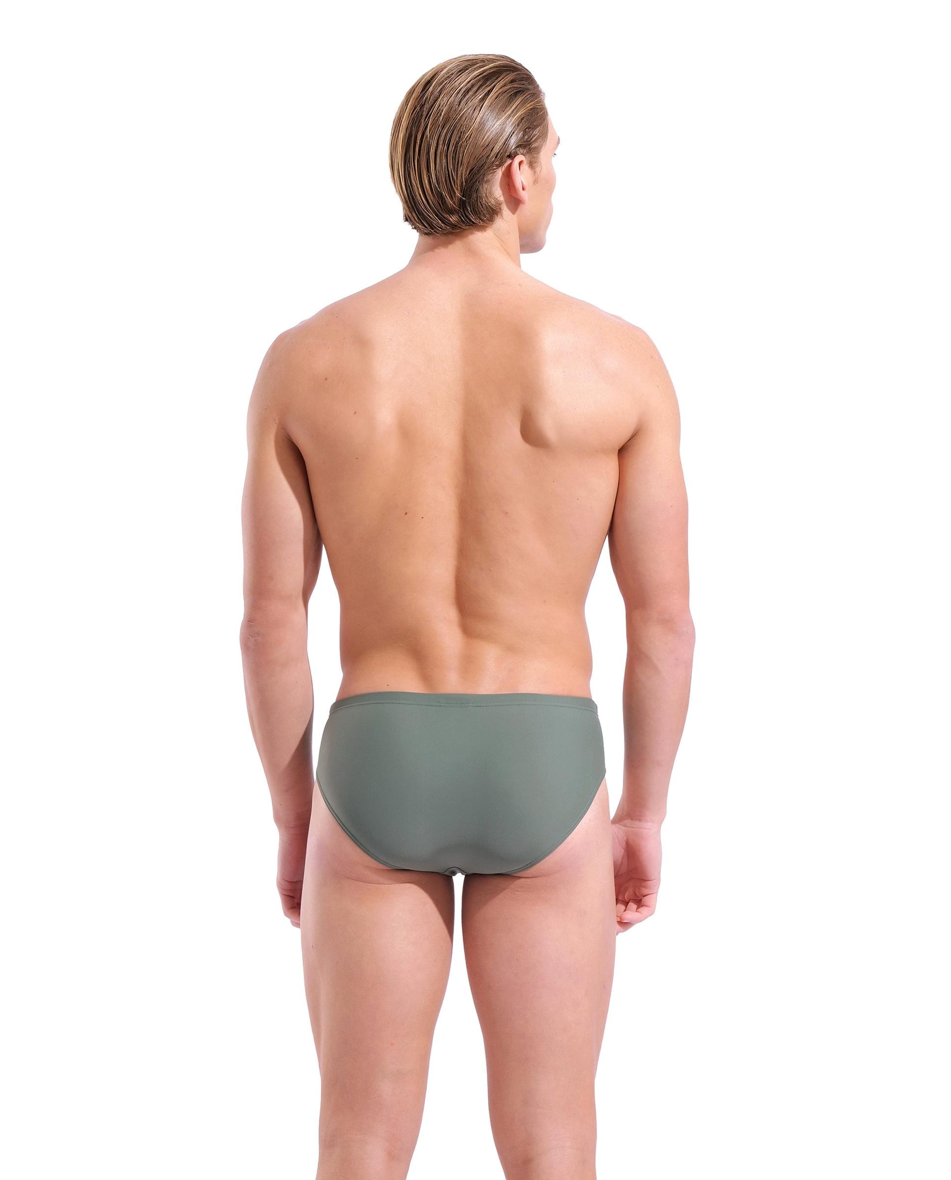 Imagen 2 de Bañador de hombre slip arena Feel Playful - Verde pardo Verde pardo