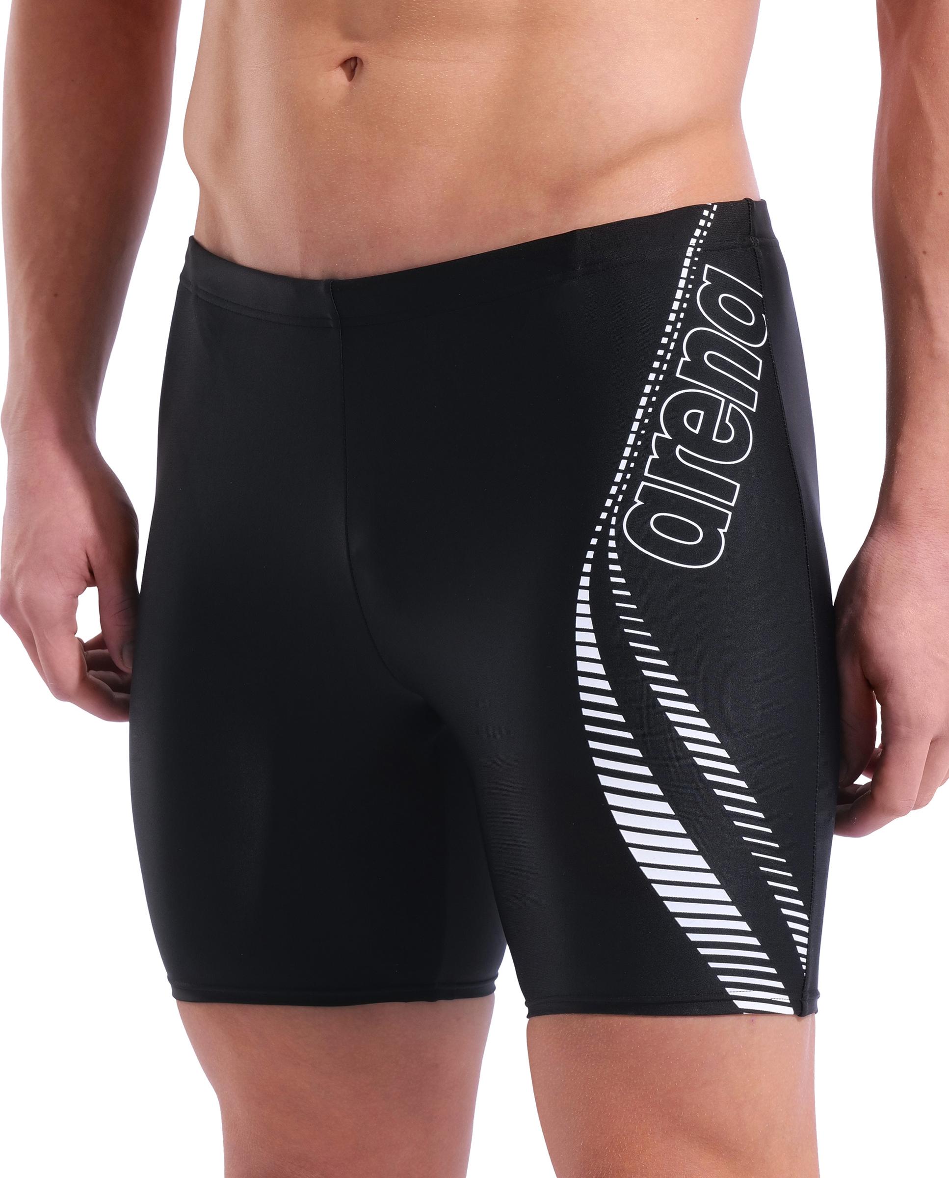 Bañador de hombre Mid Jammer arena Feel Path - Negro Negro-4