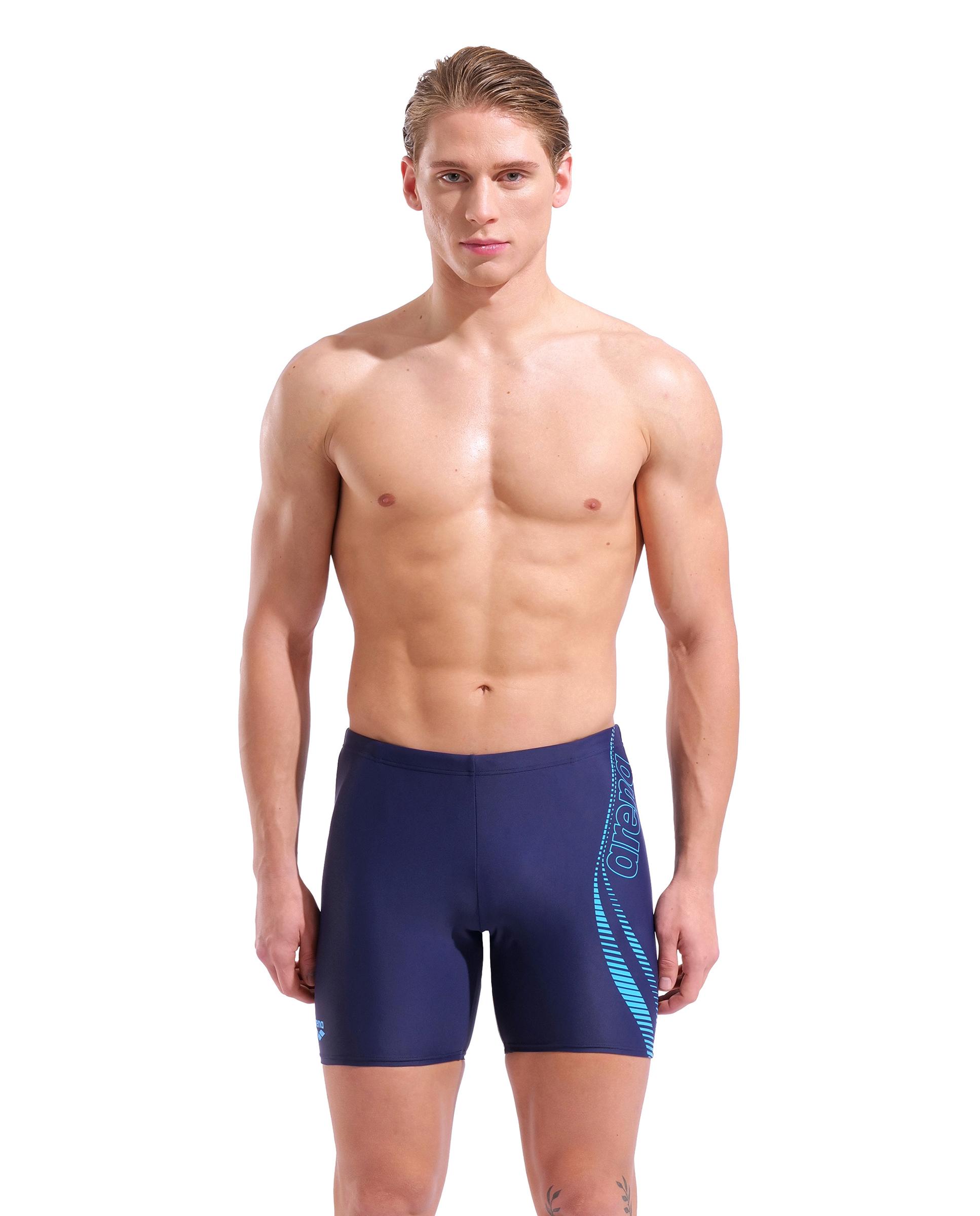 Bañador de hombre Mid Jammer arena Feel Path - Morado Morado-1