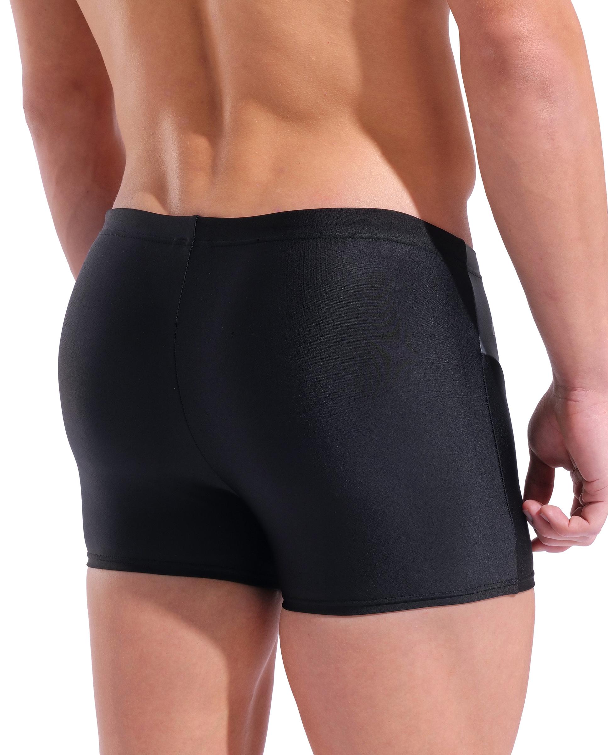 Bañador de hombre tipo short arena Feel Steplogo - Negro Negro-5