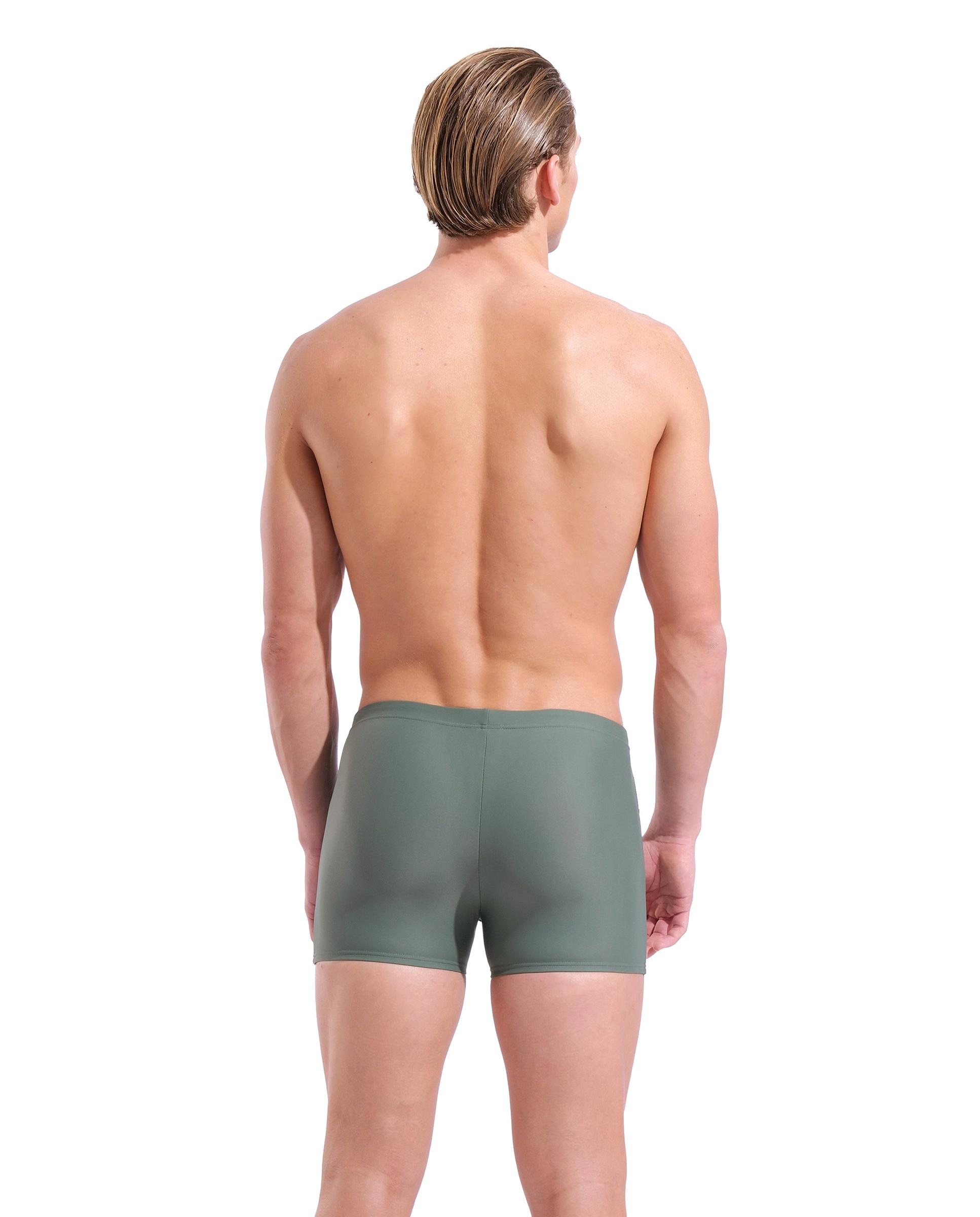 Bañador de hombre tipo short arena Feel Steplogo - Verde pardo Verde pardo-2