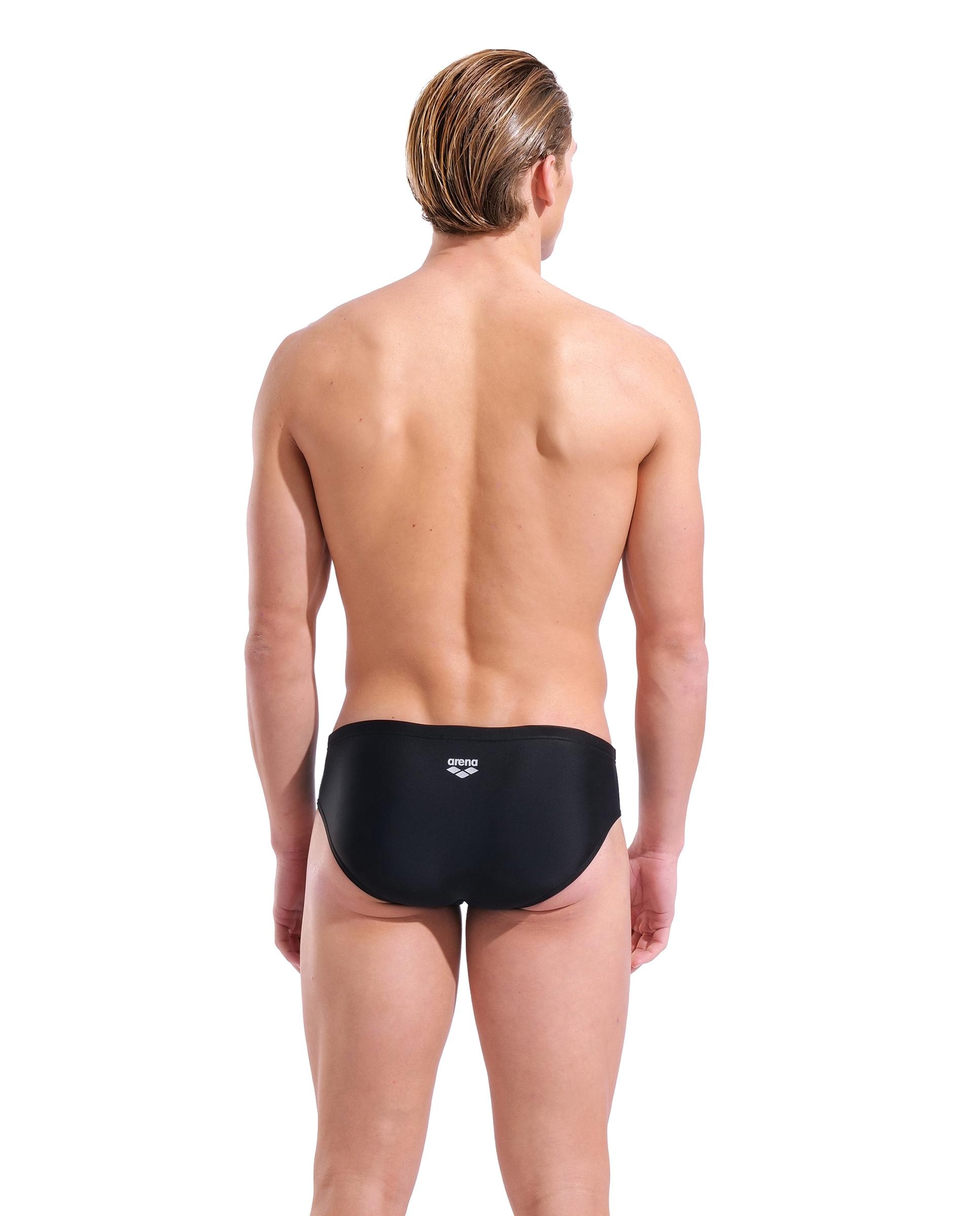 Bañador de hombre tipo slip arena Feel Steplogo - Negro Negro-2