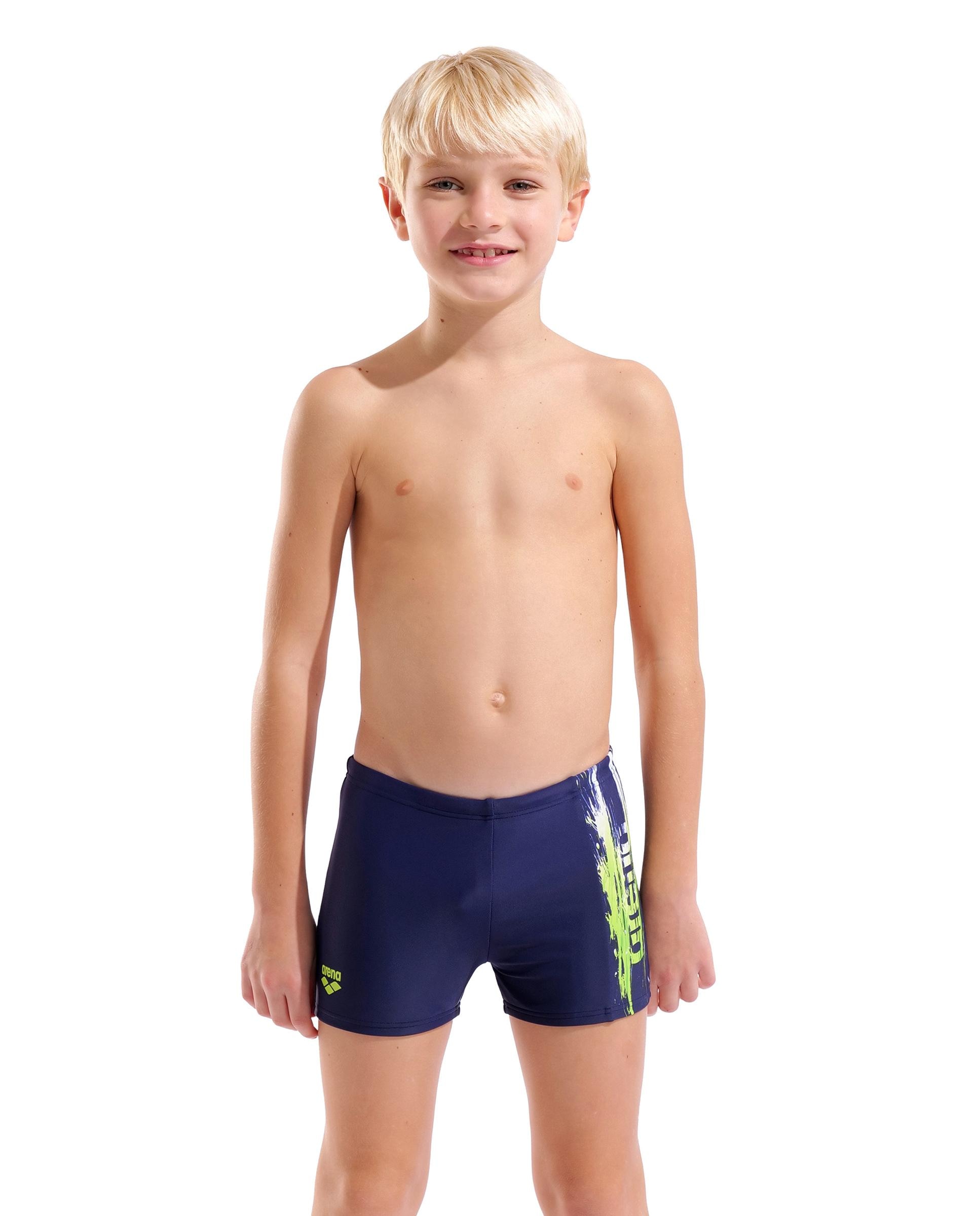 Bañador de niños short arena Feel Paint - Morado Morado-1