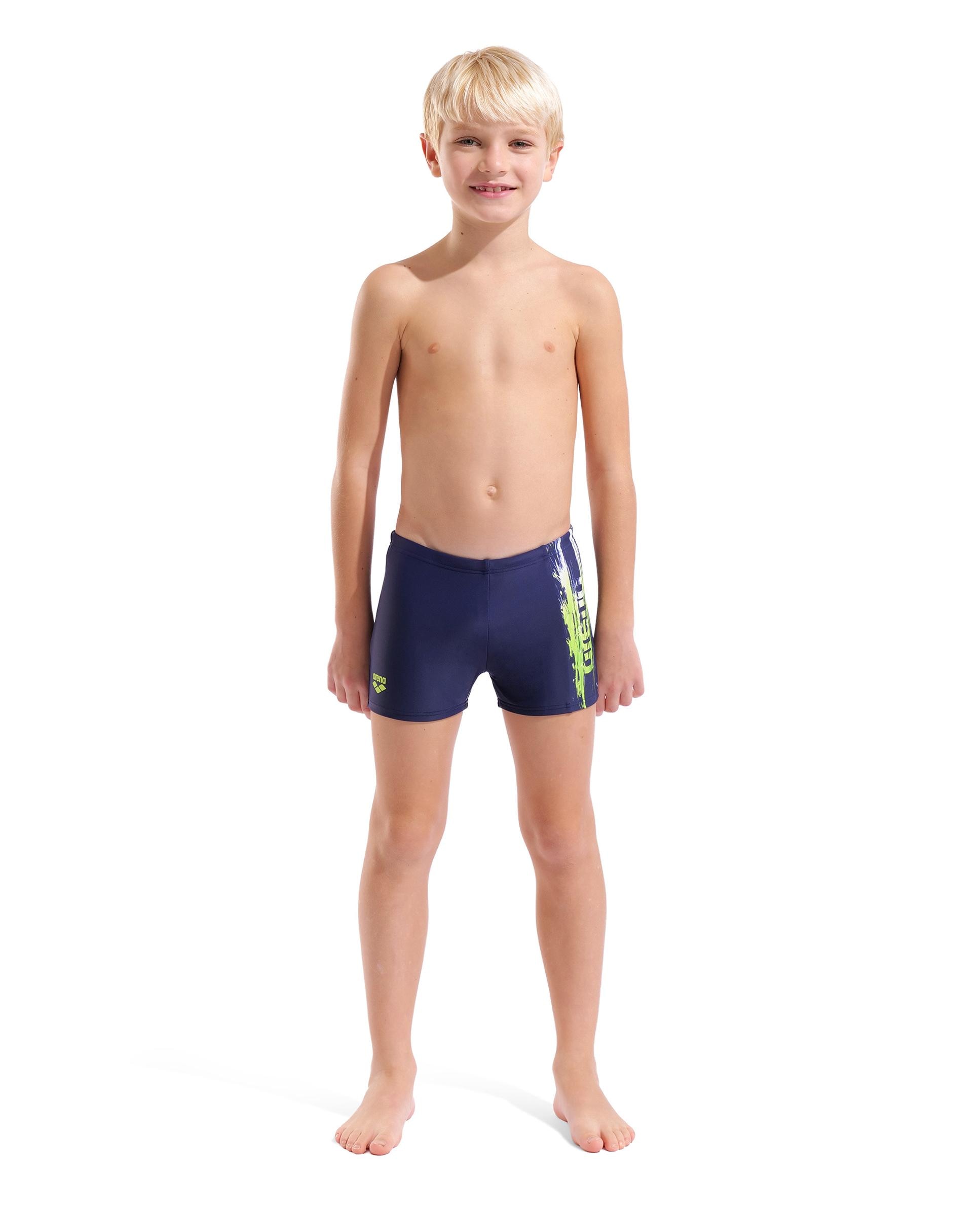 Bañador de niños short arena Feel Paint - Morado Morado-3