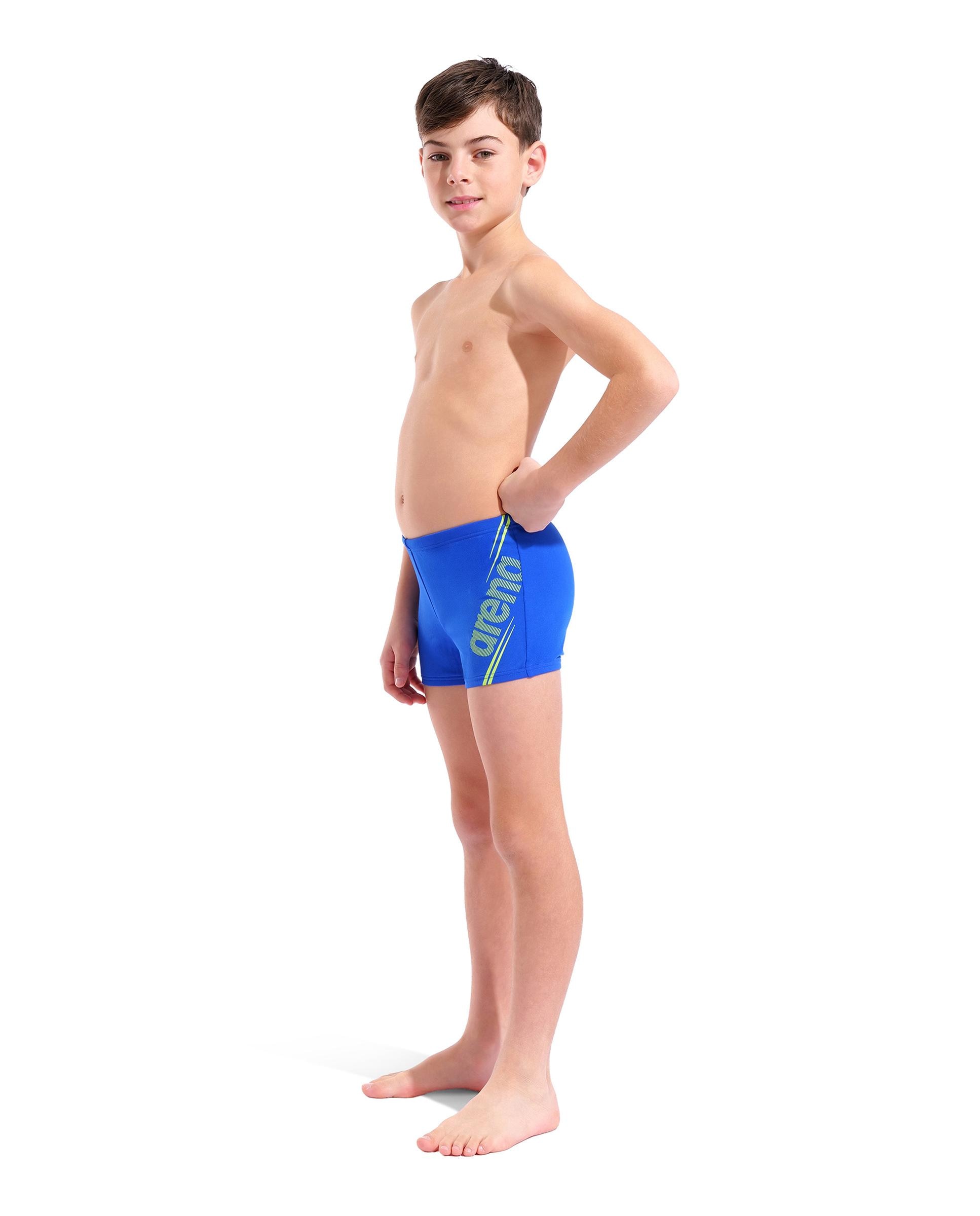 Bañador de niños short arena Performance Bold - Azul eléctrico Azul eléctrico-3