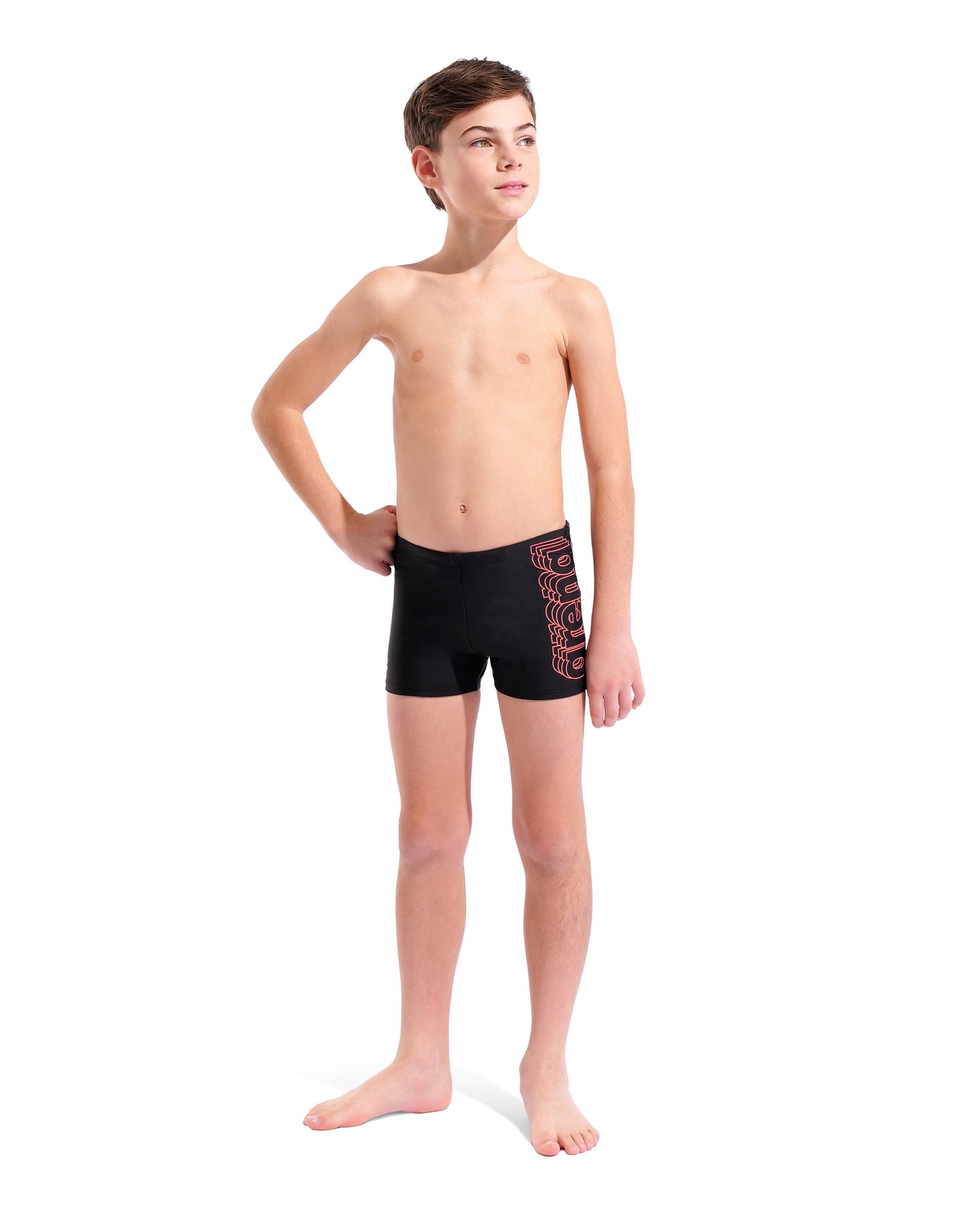 Bañador de niños arena Feel tipo short s Detail - Negro Negro-3