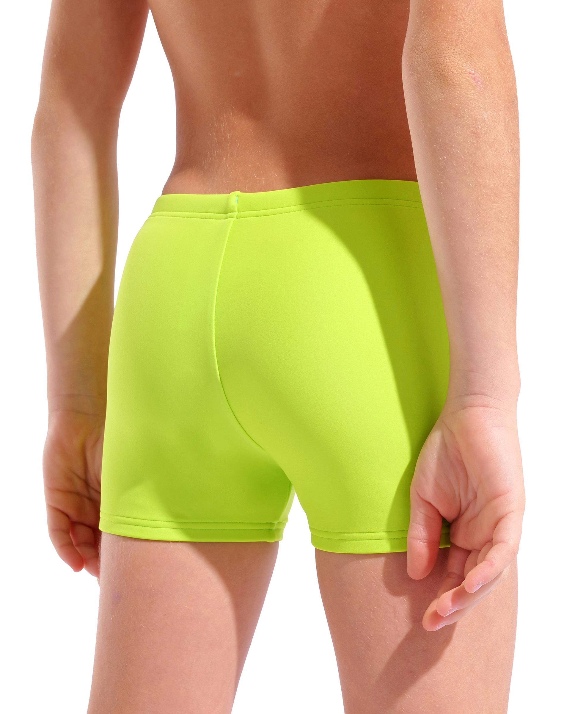 Bañador de niños arena Feel tipo short s Detail - Amarillo Flúor Amarillo Flúor-5
